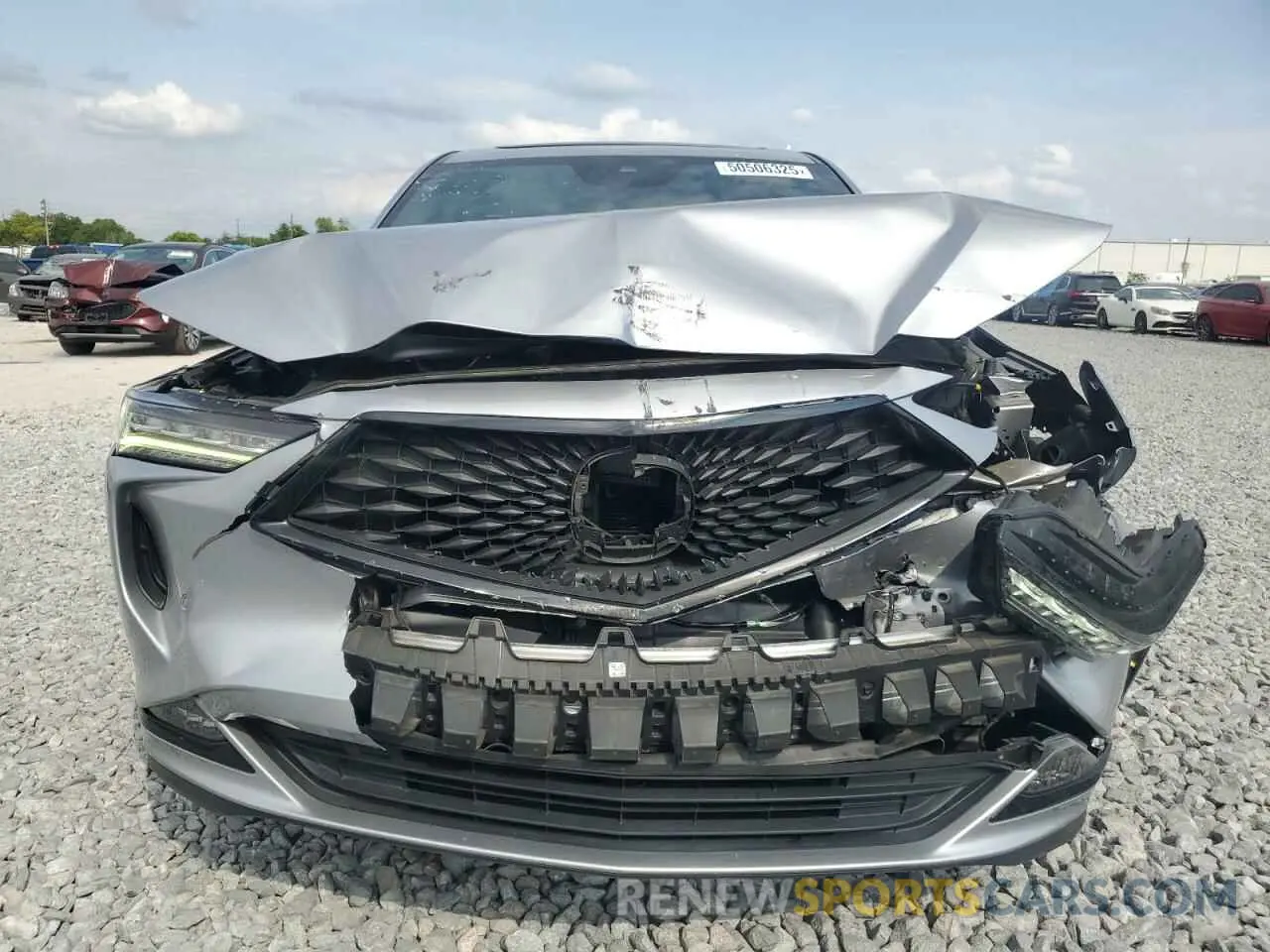 5 Photograph of a damaged car 5J8YE1H01NL020991 ACURA MDX 2022