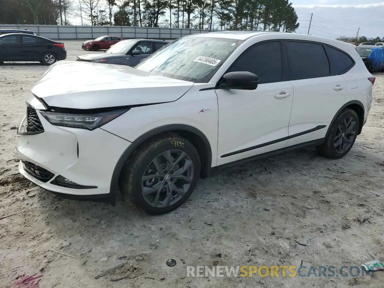 1 Photograph of a damaged car 5J8YE1H02NL027660 ACURA MDX 2022