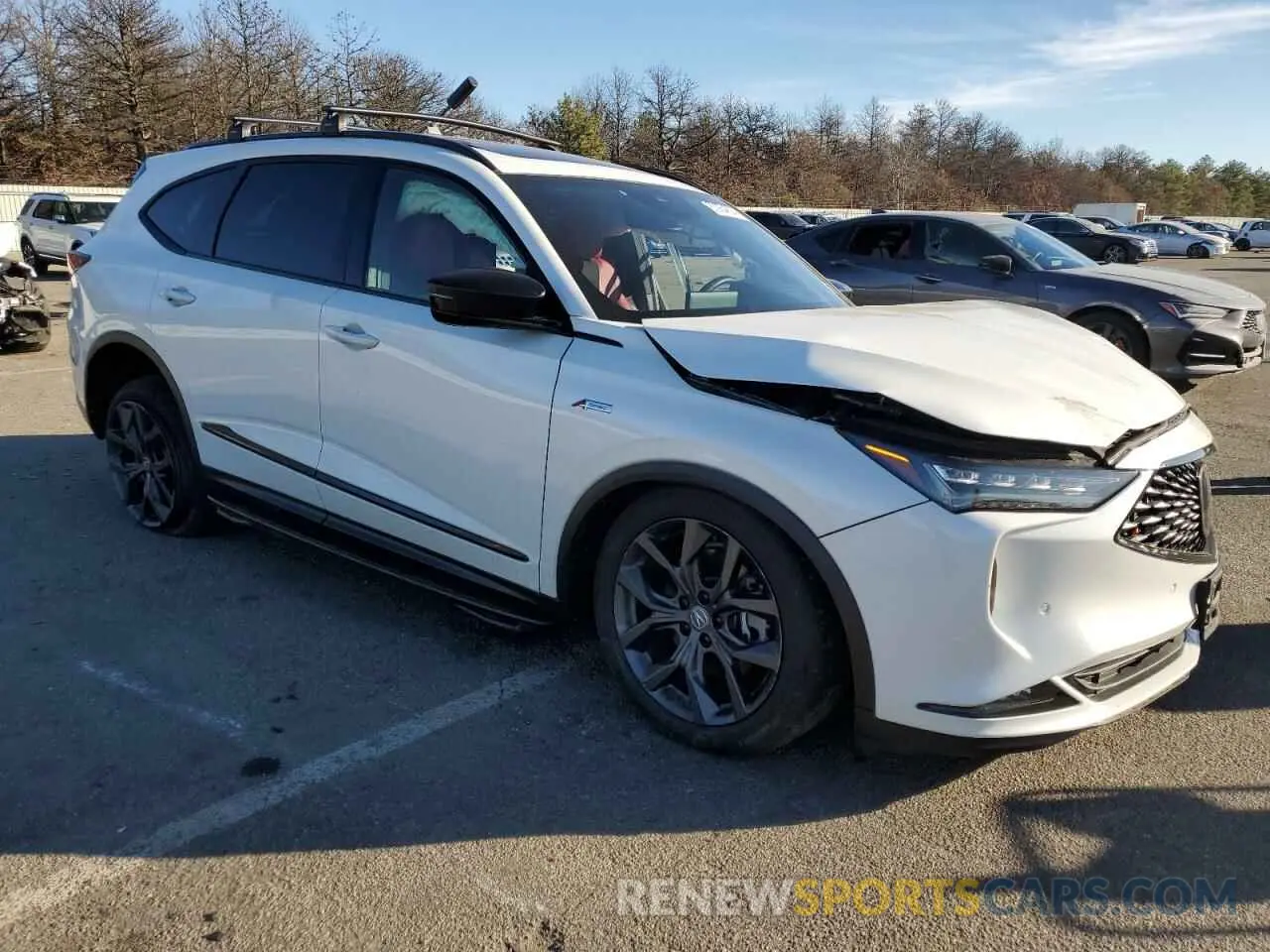 4 Фотография поврежденного автомобиля 5J8YE1H02NL041168 ACURA MDX 2022