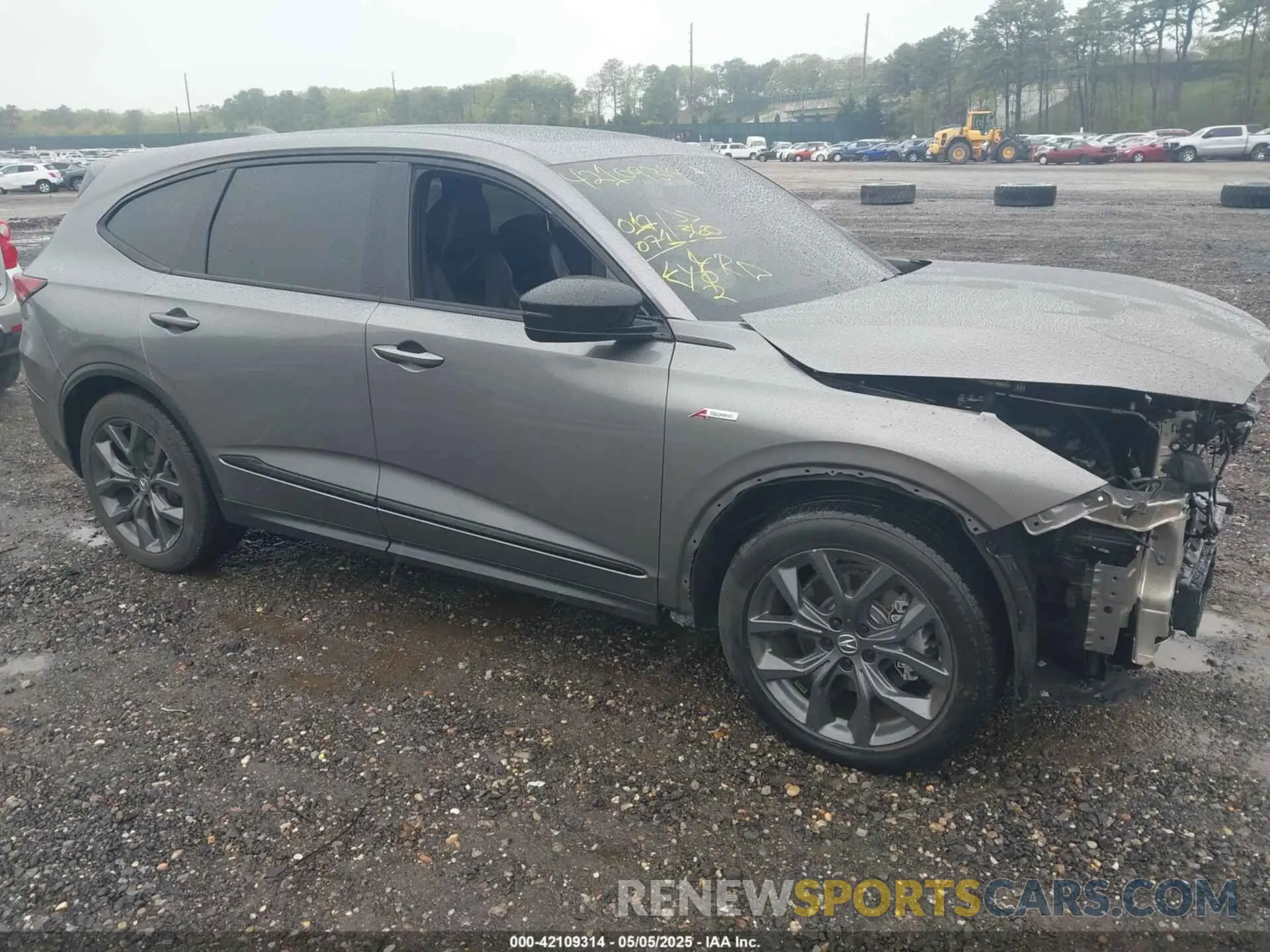 1 Photograph of a damaged car 5J8YE1H03NL027117 ACURA MDX 2022
