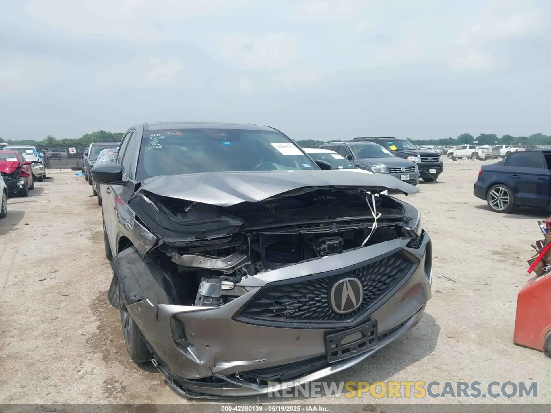 6 Фотография поврежденного автомобиля 5J8YE1H06NL050763 ACURA MDX 2022