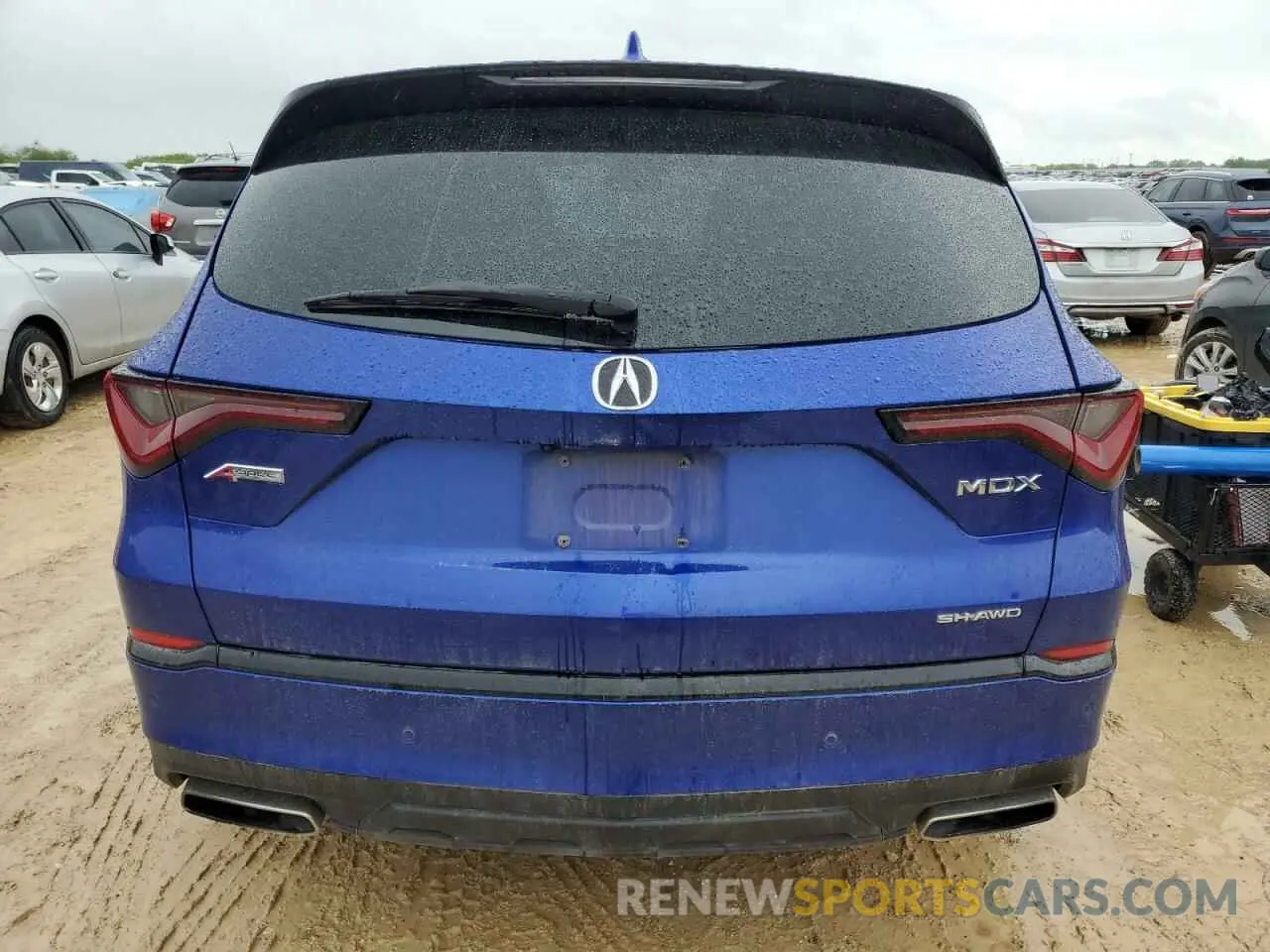 6 Фотография поврежденного автомобиля 5J8YE1H07NL013091 ACURA MDX 2022
