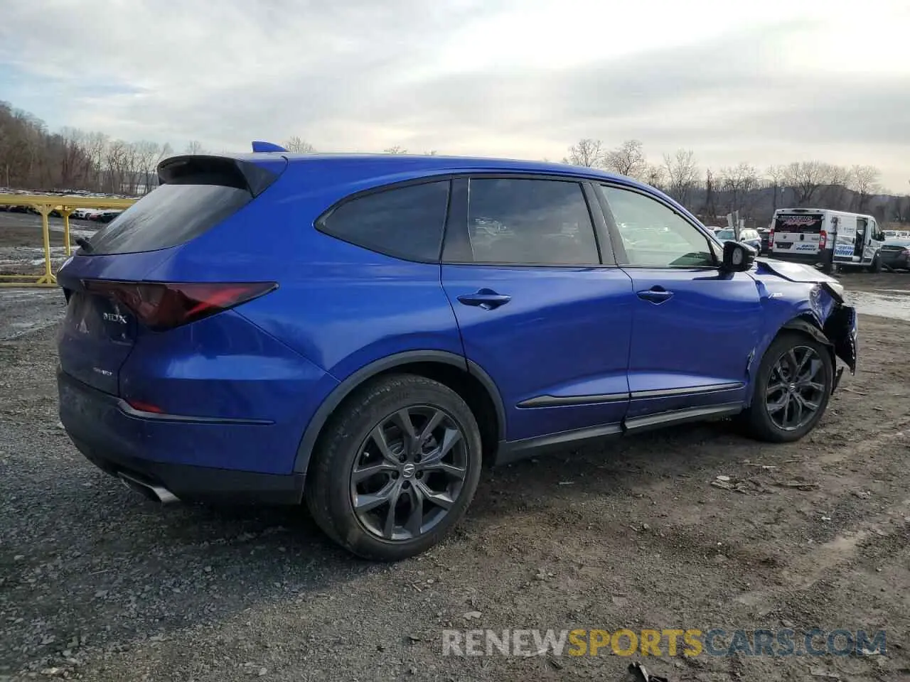 3 Photograph of a damaged car 5J8YE1H09NL021029 ACURA MDX 2022