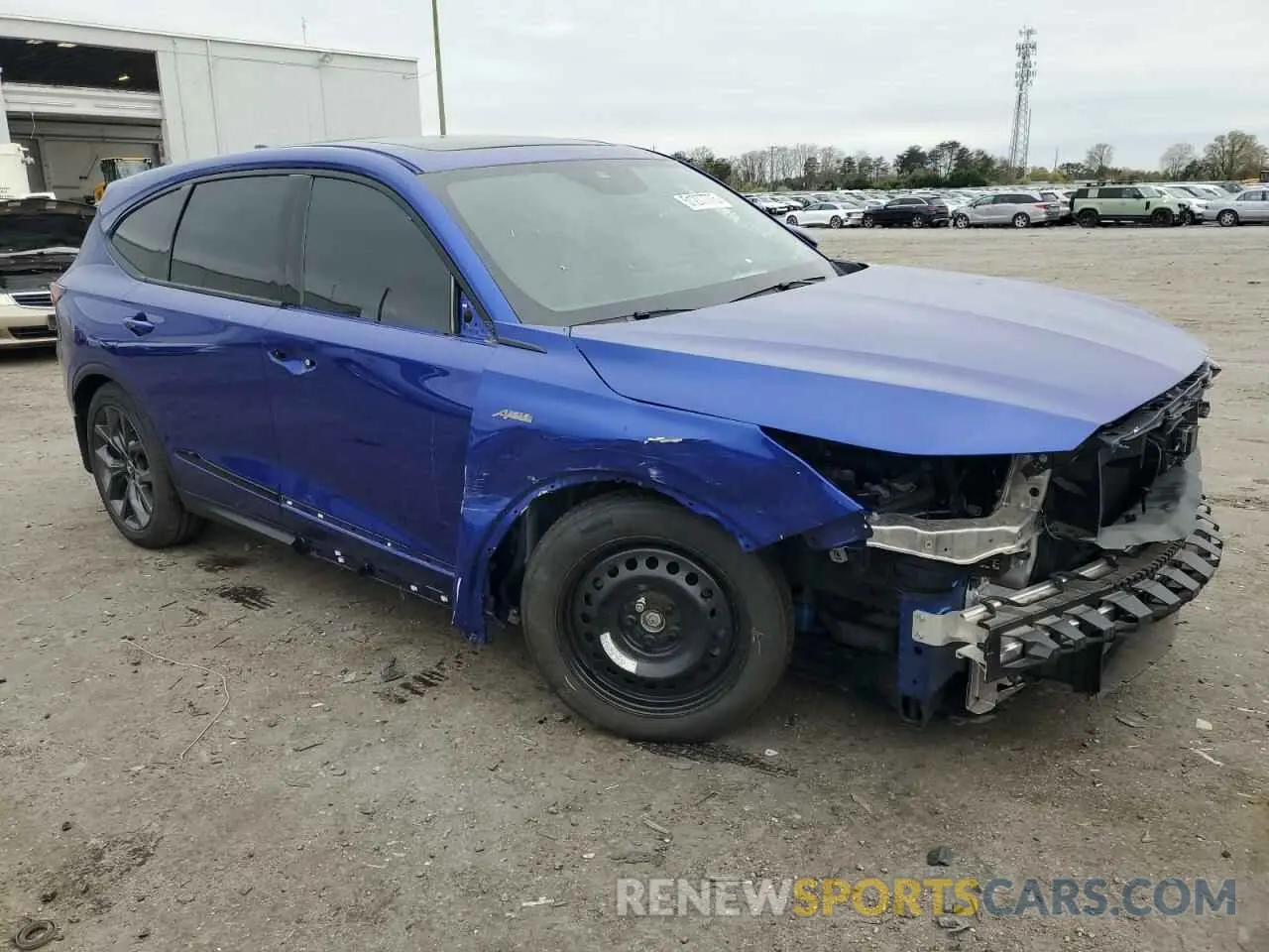 4 Фотография поврежденного автомобиля 5J8YE1H0XNL035540 ACURA MDX 2022