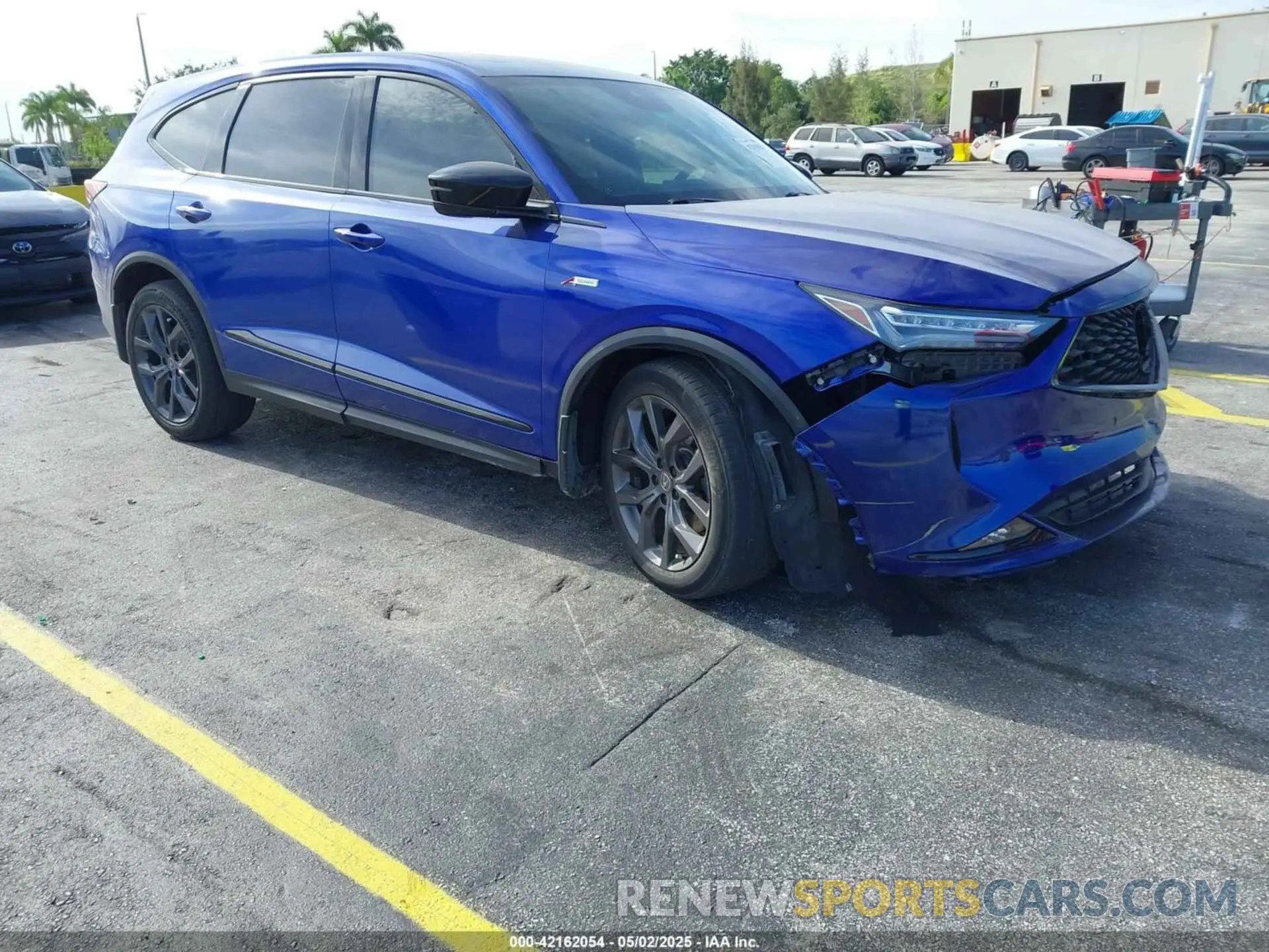 1 Photograph of a damaged car 5J8YE1H0XNL046330 ACURA MDX 2022
