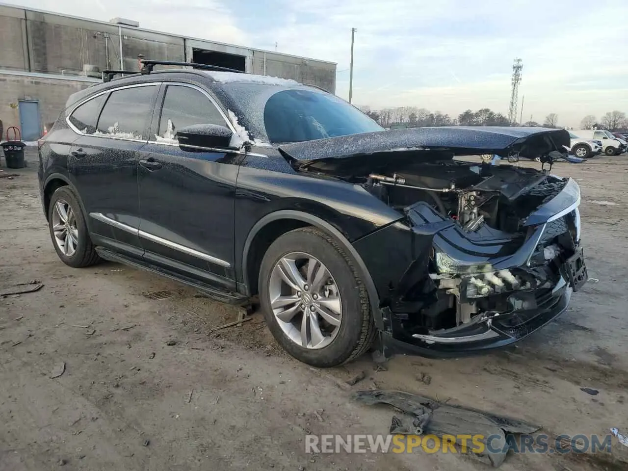 4 Фотография поврежденного автомобиля 5J8YE1H30NL022211 ACURA MDX 2022