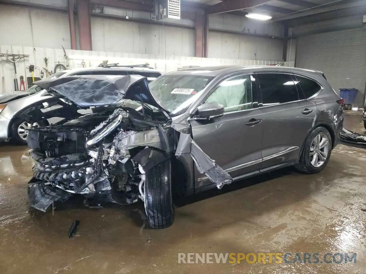 1 Photograph of a damaged car 5J8YE1H33NL021778 ACURA MDX 2022