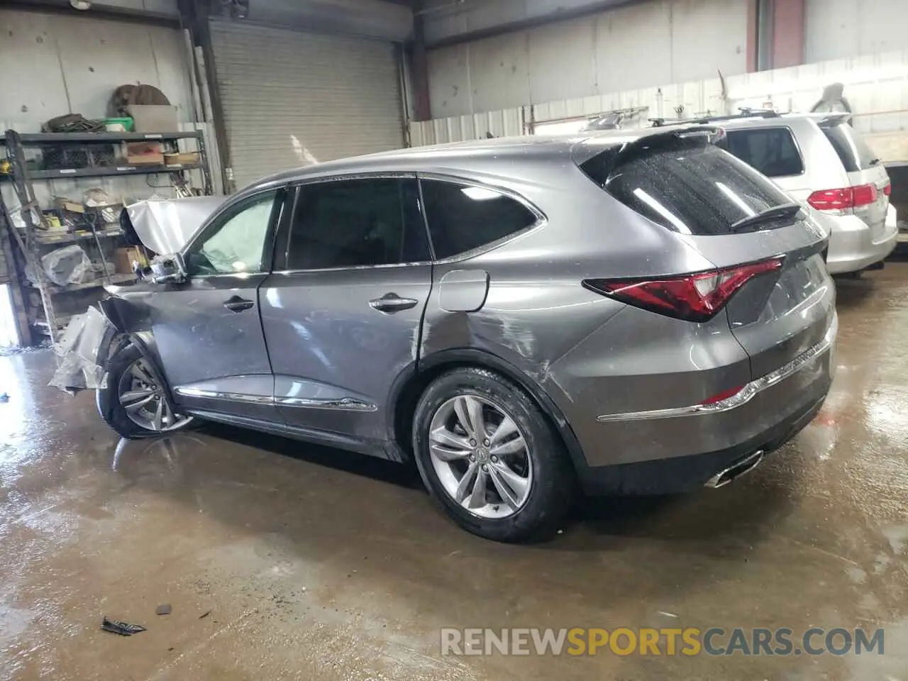2 Photograph of a damaged car 5J8YE1H33NL021778 ACURA MDX 2022