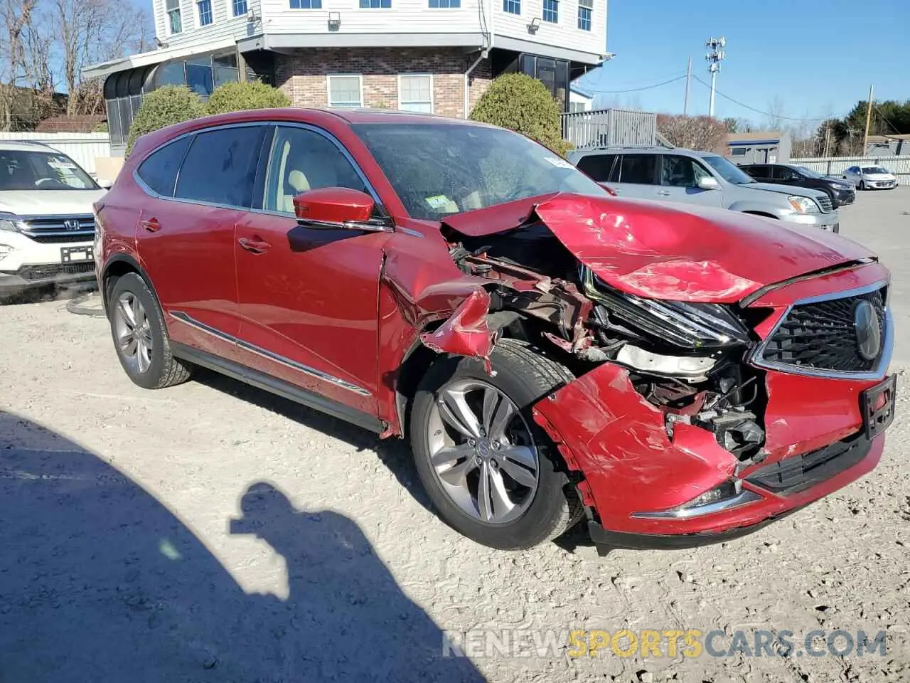 4 Фотография поврежденного автомобиля 5J8YE1H38NL008041 ACURA MDX 2022