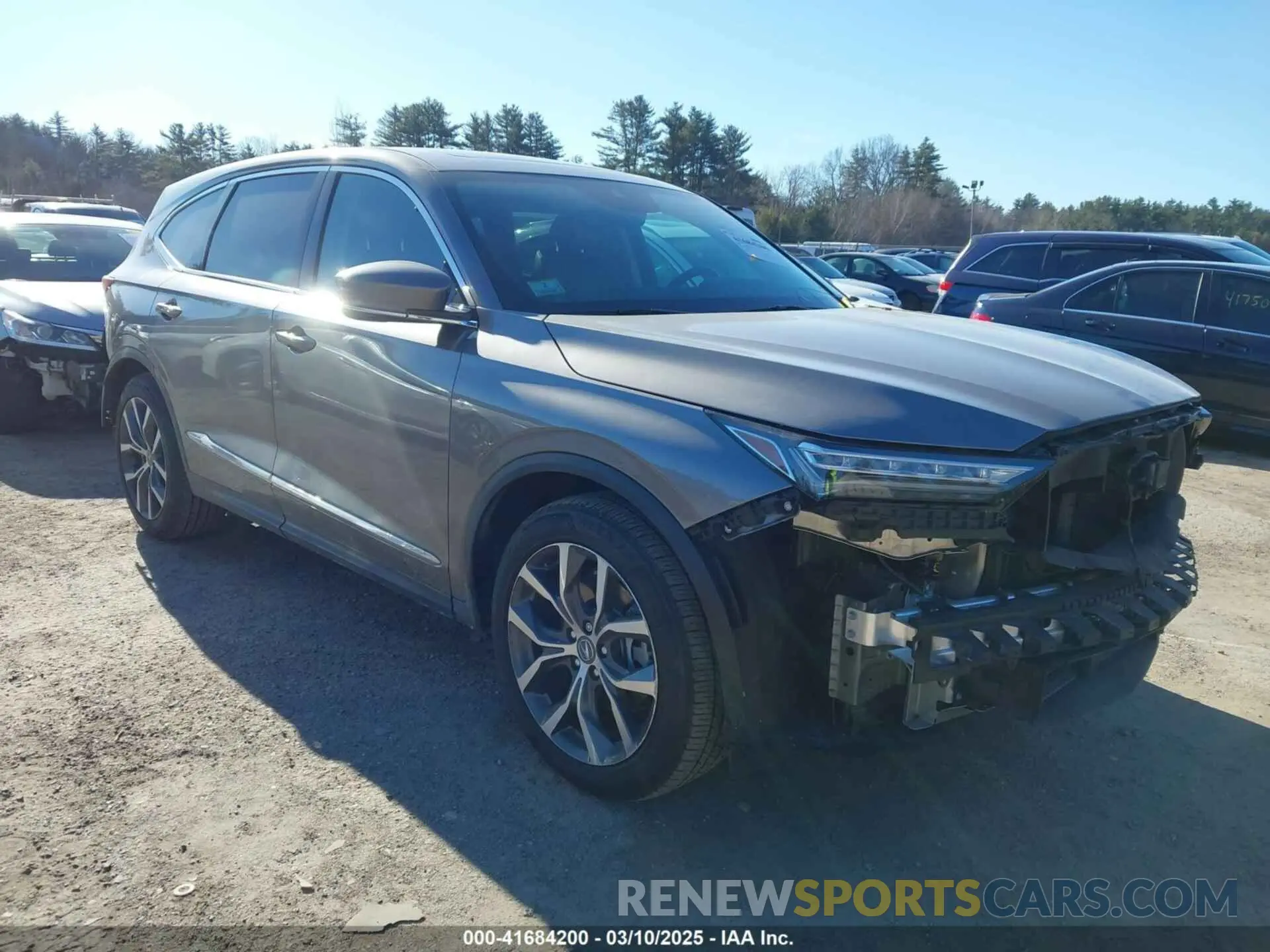 1 Фотография поврежденного автомобиля 5J8YE1H44NL040896 ACURA MDX 2022