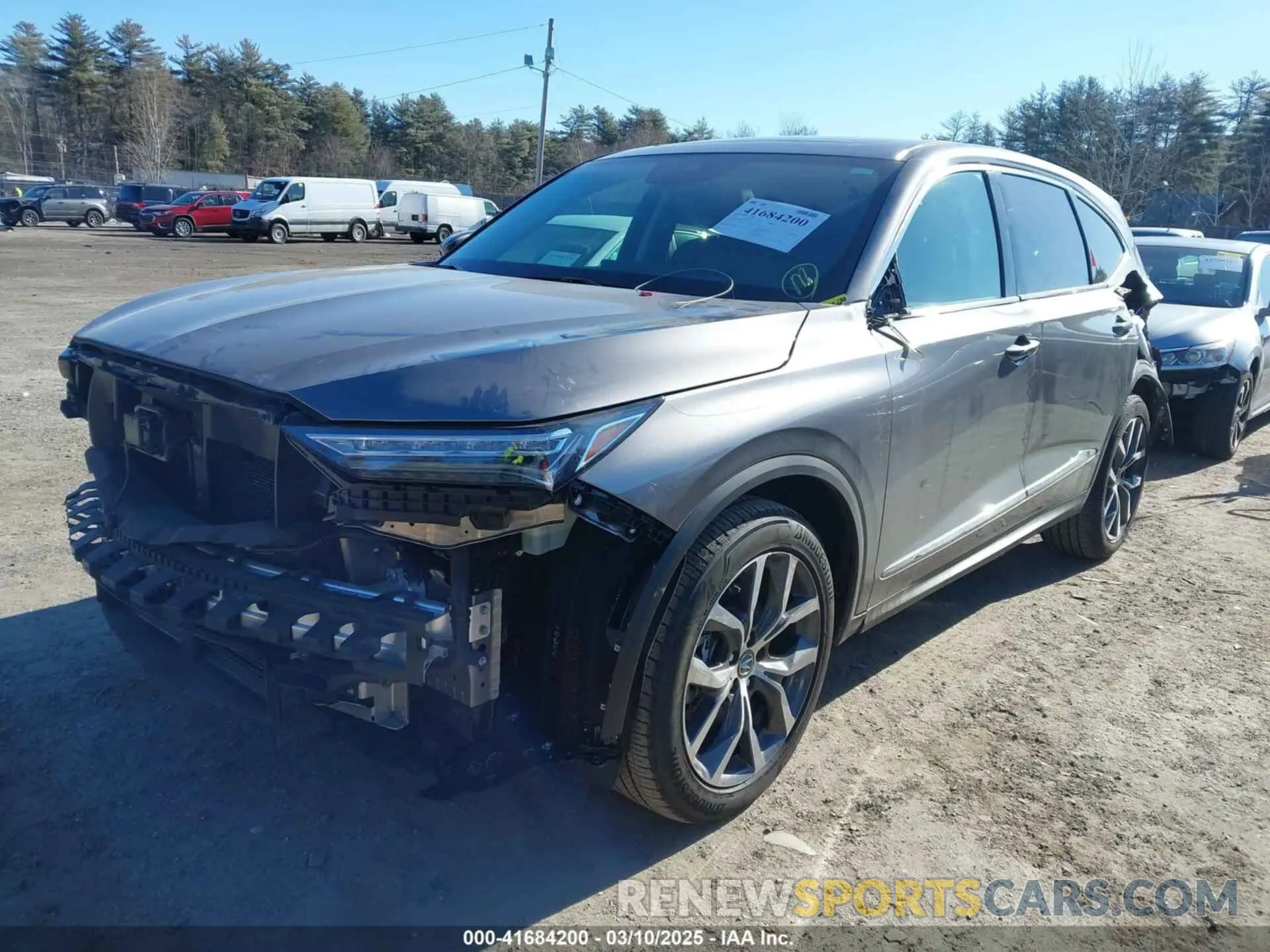 2 Фотография поврежденного автомобиля 5J8YE1H44NL040896 ACURA MDX 2022