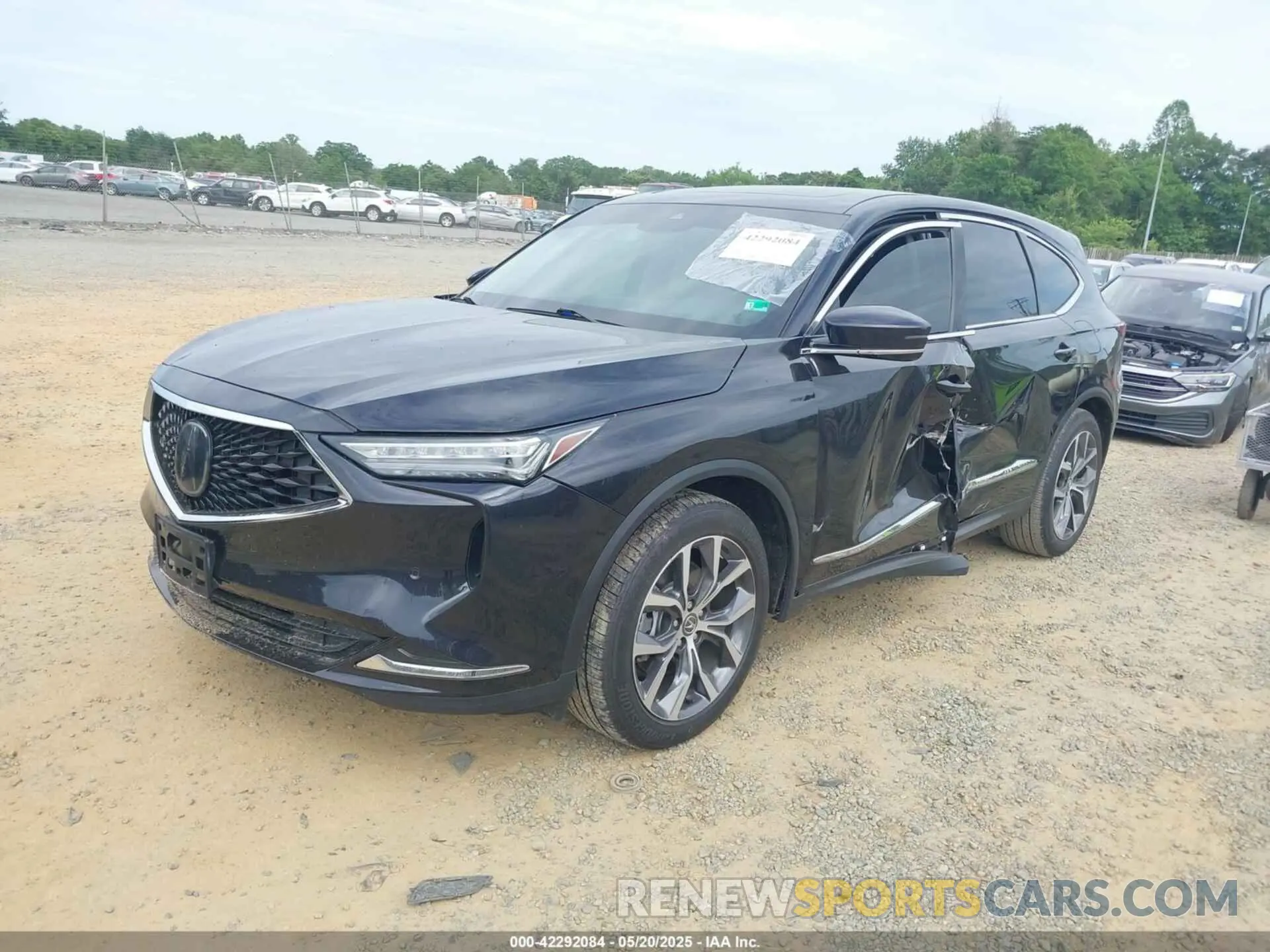 2 Фотография поврежденного автомобиля 5J8YE1H47NL039158 ACURA MDX 2022