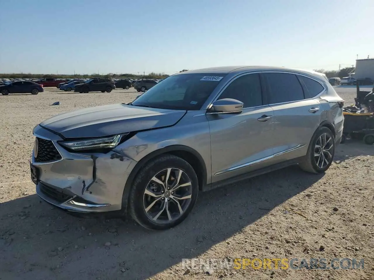 1 Photograph of a damaged car 5J8YE1H4XNL033340 ACURA MDX 2022