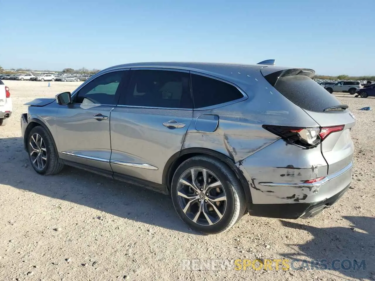 2 Photograph of a damaged car 5J8YE1H4XNL033340 ACURA MDX 2022