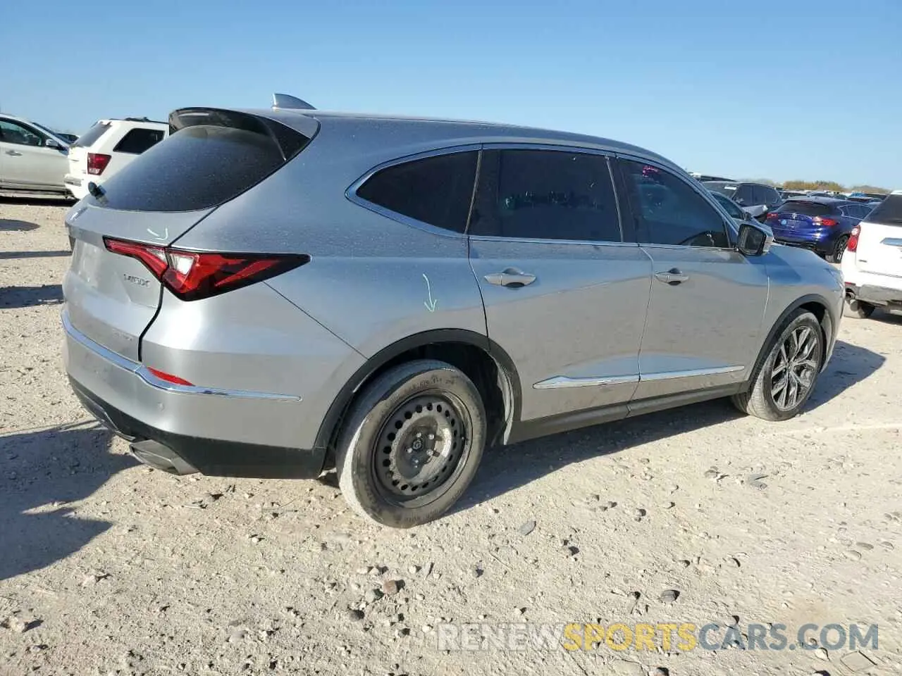 3 Photograph of a damaged car 5J8YE1H4XNL033340 ACURA MDX 2022