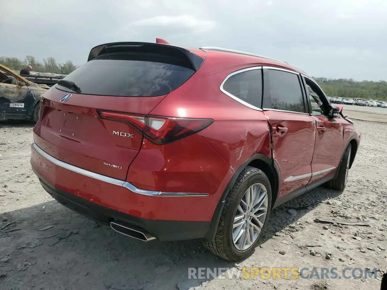 3 Photograph of a damaged car 5J8YE1H81NL000553 ACURA MDX 2022