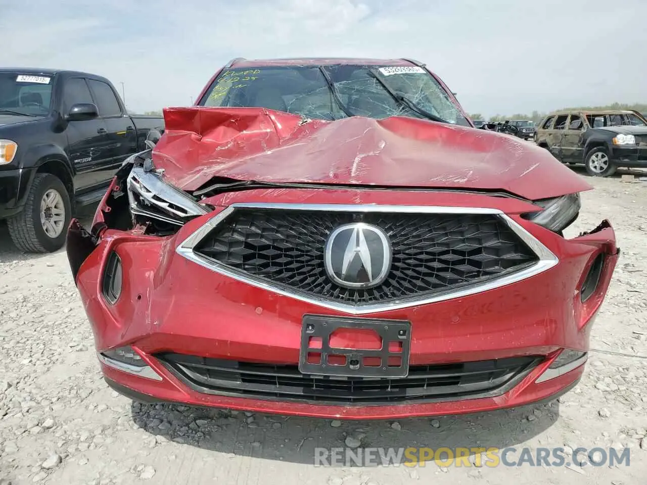 5 Photograph of a damaged car 5J8YE1H81NL000553 ACURA MDX 2022