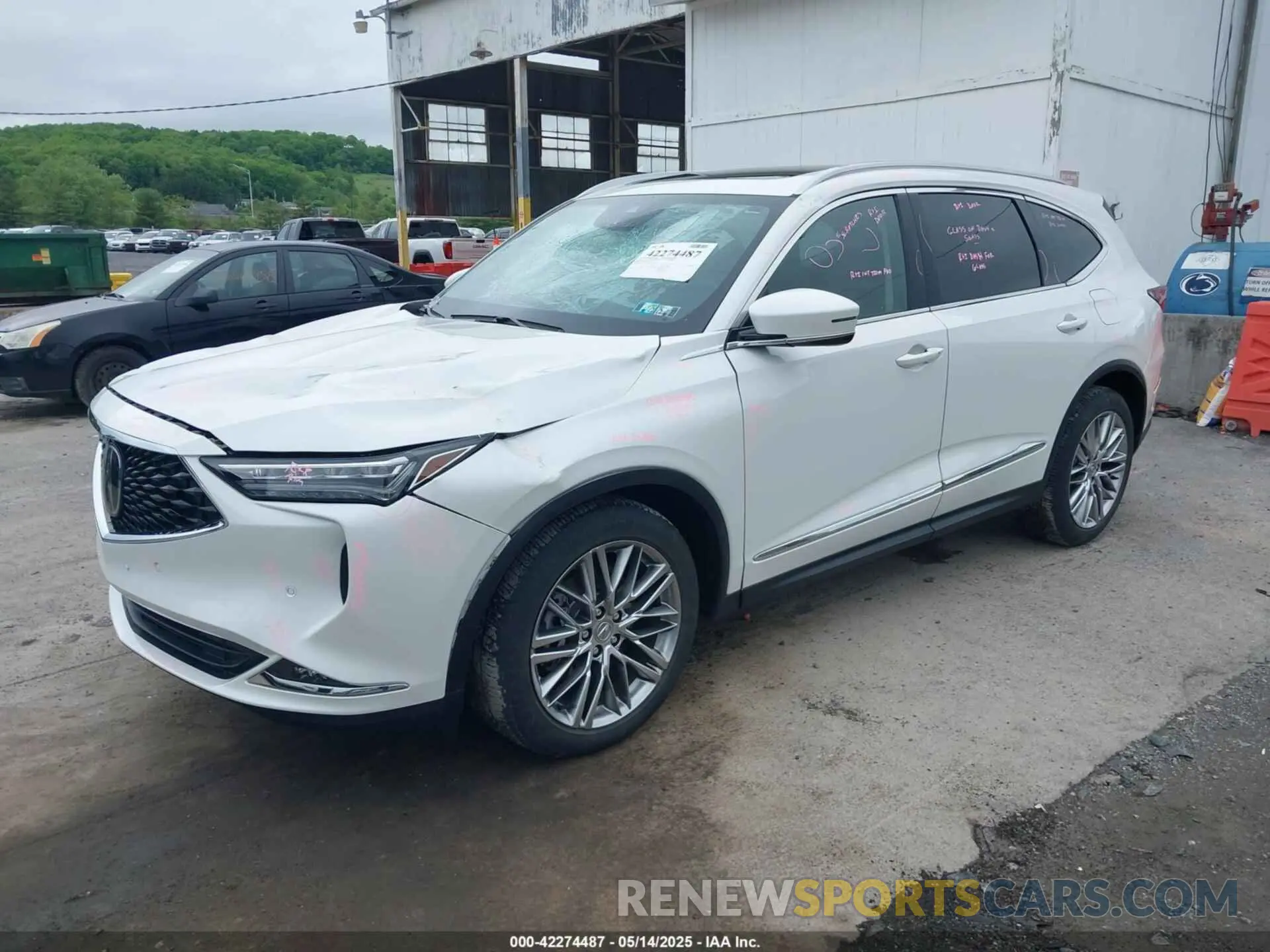 2 Фотография поврежденного автомобиля 5J8YE1H83NL022974 ACURA MDX 2022