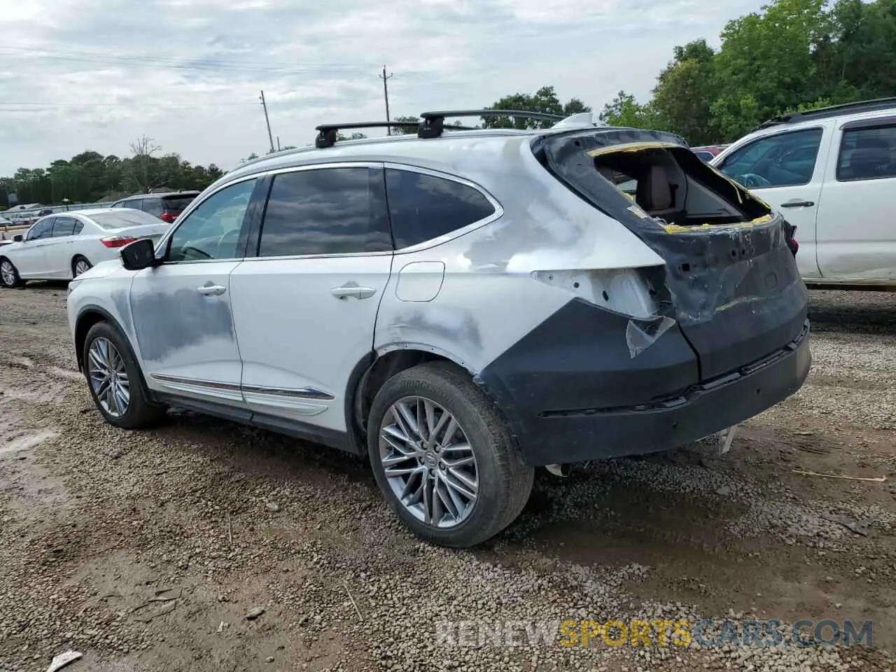 2 Photograph of a damaged car 5J8YE1H84NL041369 ACURA MDX 2022