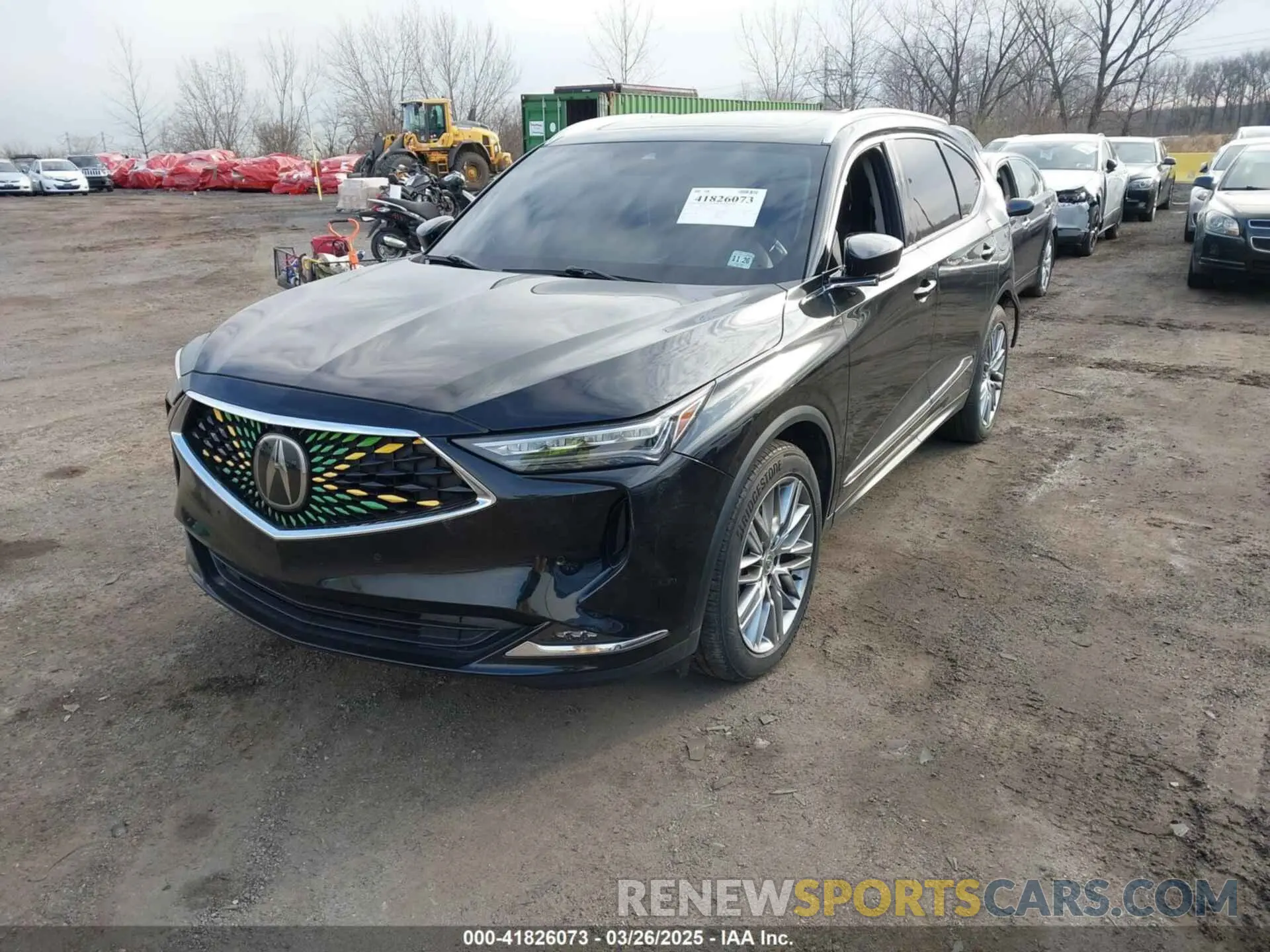 2 Photograph of a damaged car 5J8YE1H85NL028582 ACURA MDX 2022