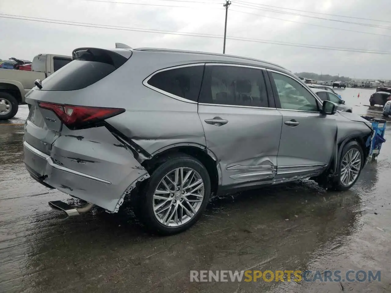 3 Photograph of a damaged car 5J8YE1H86NL043513 ACURA MDX 2022