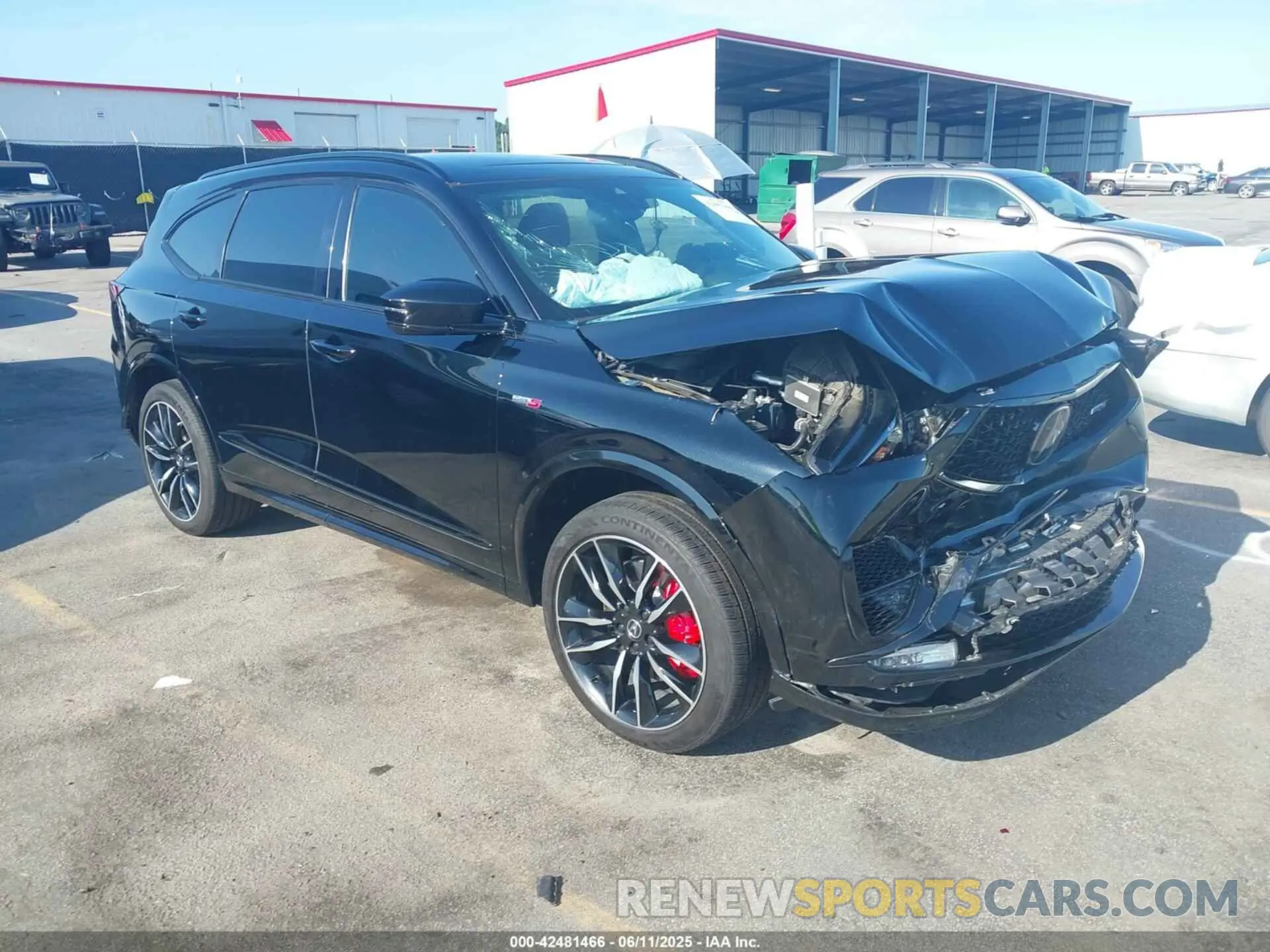 1 Photograph of a damaged car 5J8YD8H82PL003847 ACURA MDX 2023