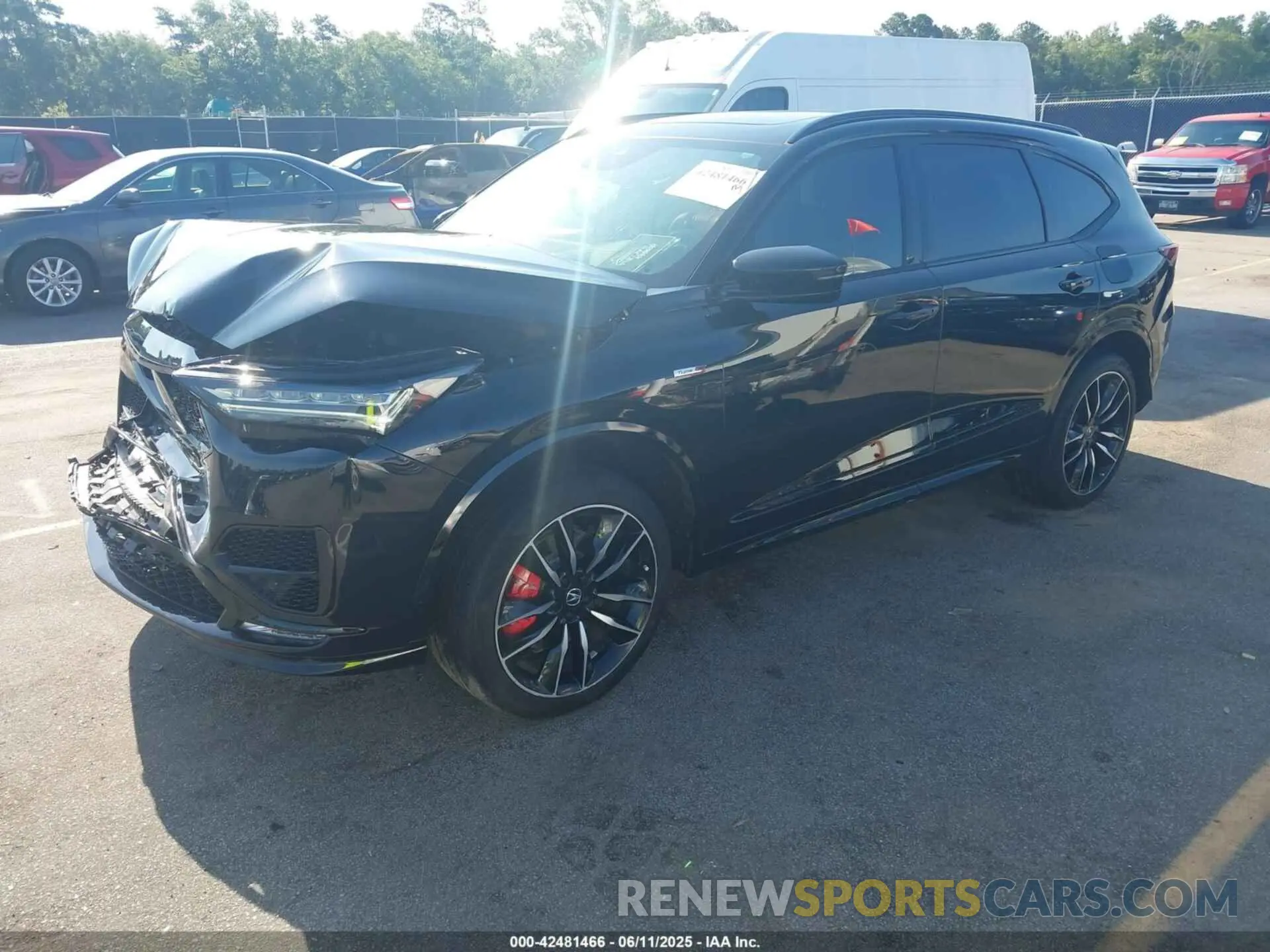 2 Photograph of a damaged car 5J8YD8H82PL003847 ACURA MDX 2023