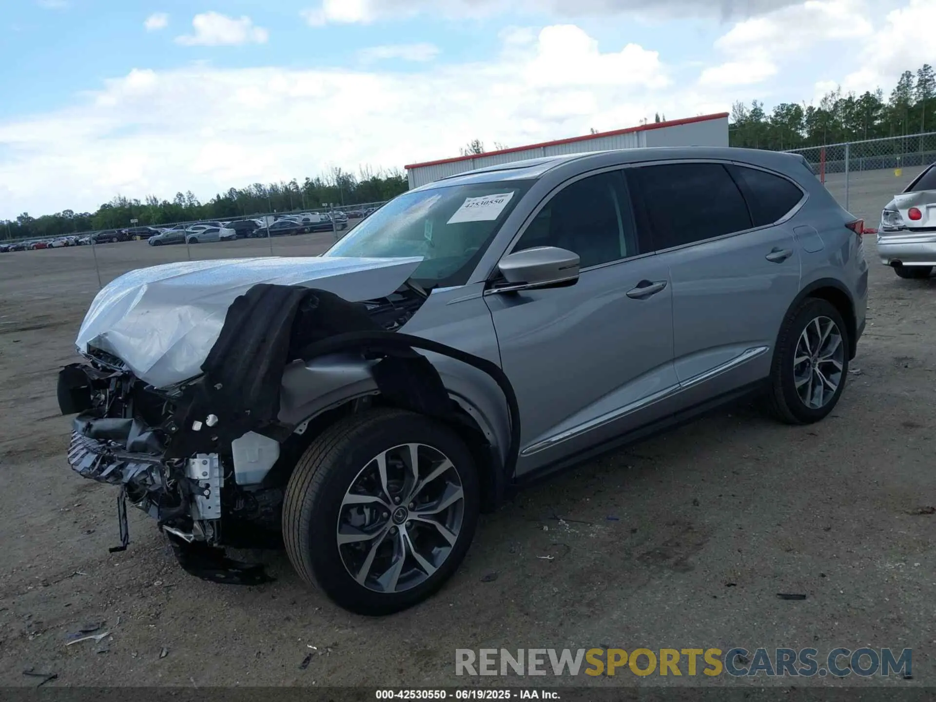 2 Photograph of a damaged car 5J8YD9H46PL000887 ACURA MDX 2023