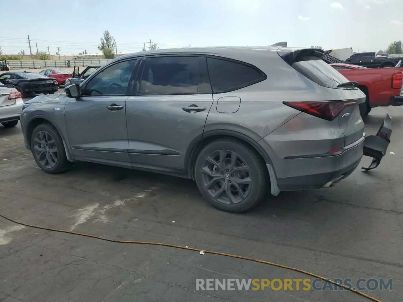 2 Photograph of a damaged car 5J8YE1H02PL040024 ACURA MDX 2023