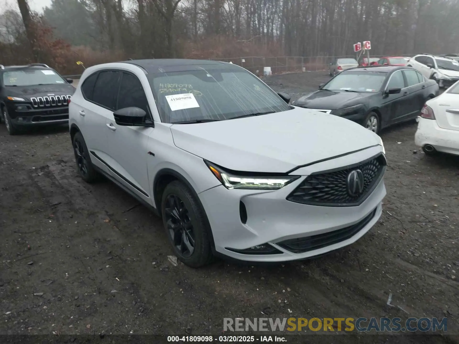 1 Photograph of a damaged car 5J8YE1H05PL042916 ACURA MDX 2023
