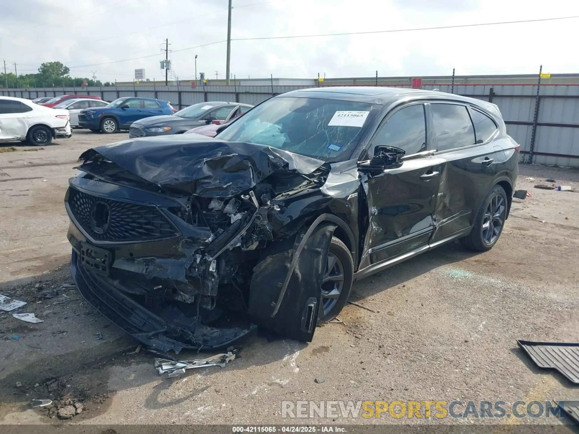 2 Фотография поврежденного автомобиля 5J8YE1H09PL004461 ACURA MDX 2023