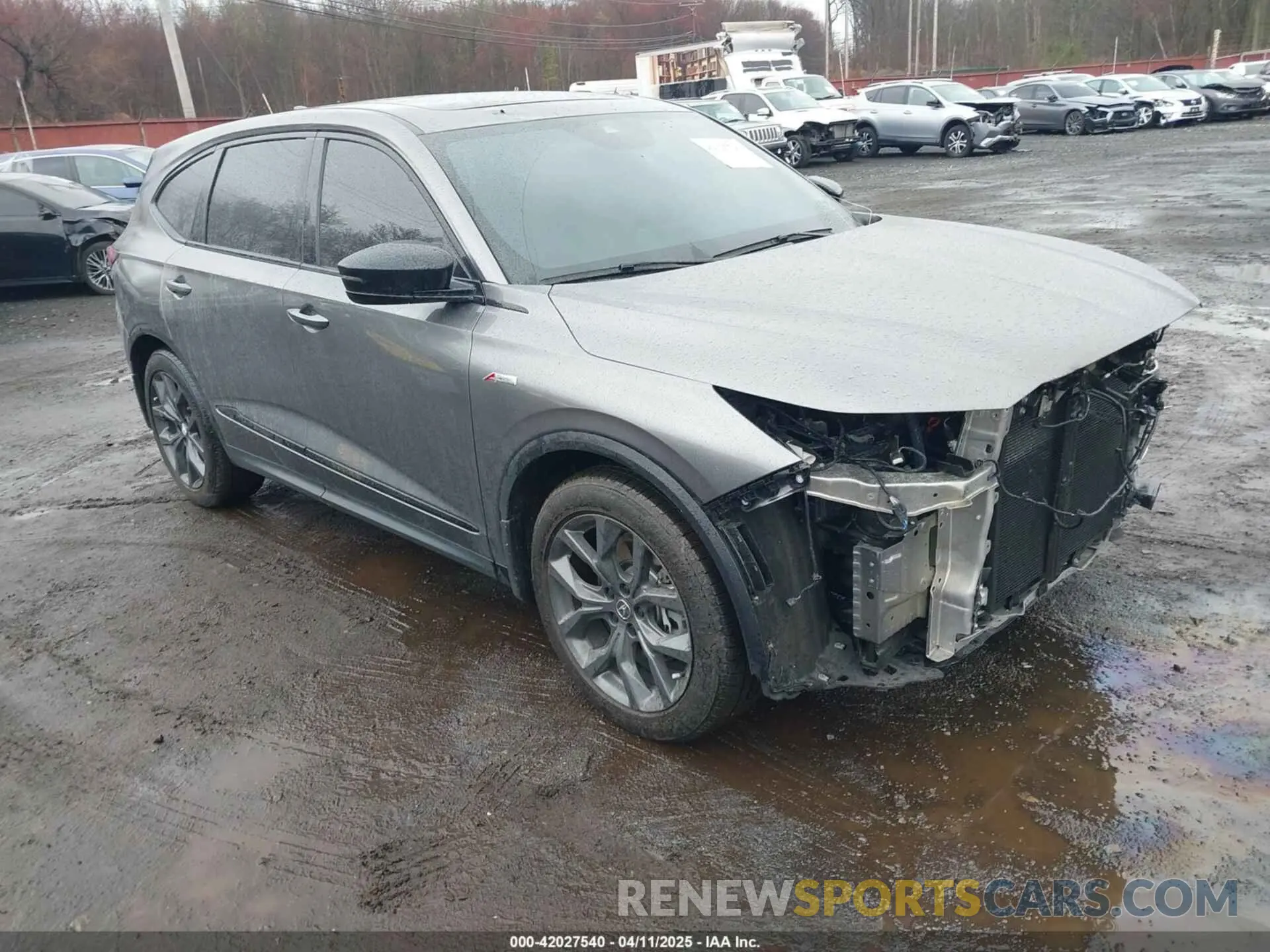 1 Photograph of a damaged car 5J8YE1H09PL005948 ACURA MDX 2023