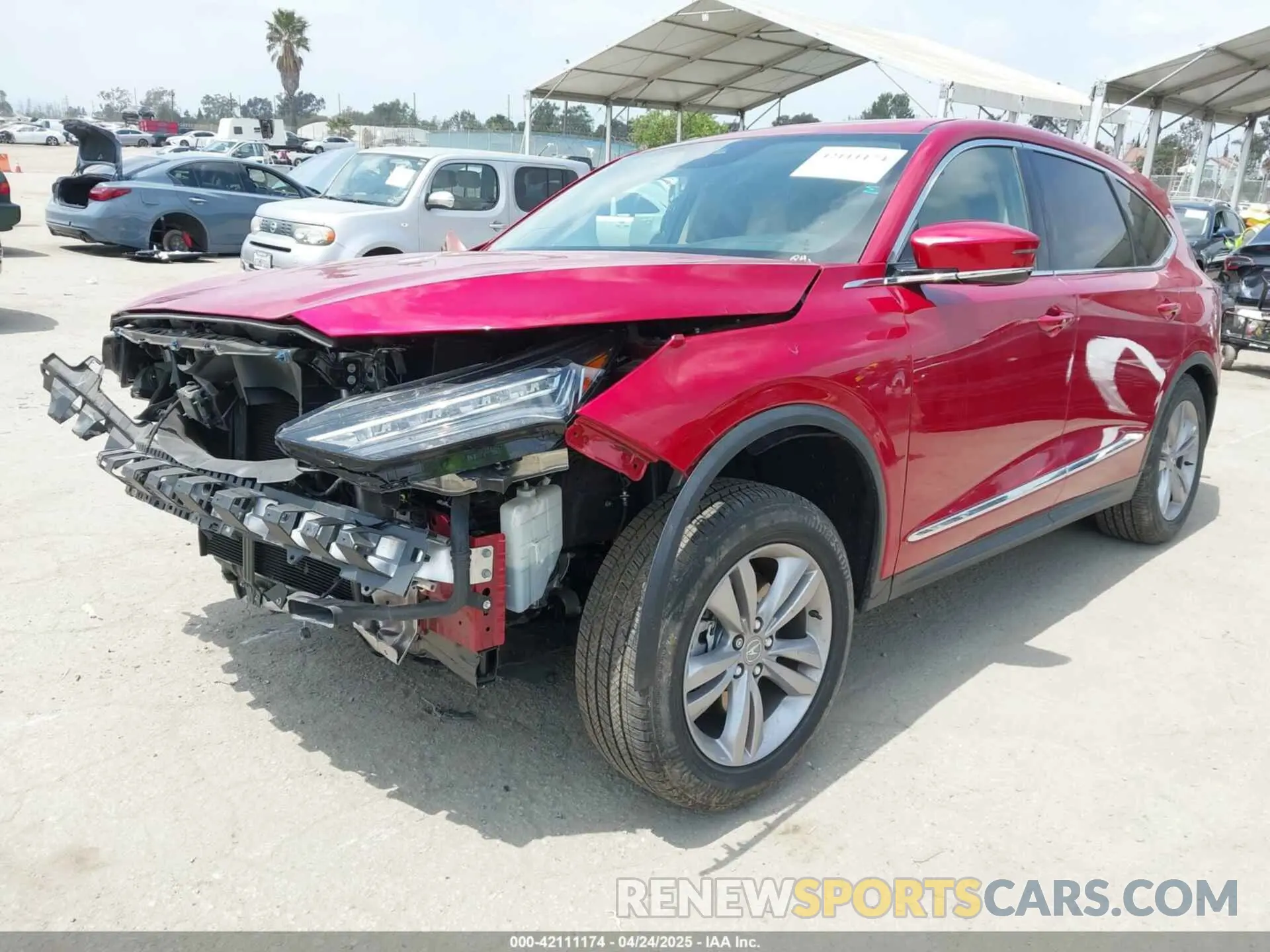2 Фотография поврежденного автомобиля 5J8YE1H31PL007235 ACURA MDX 2023