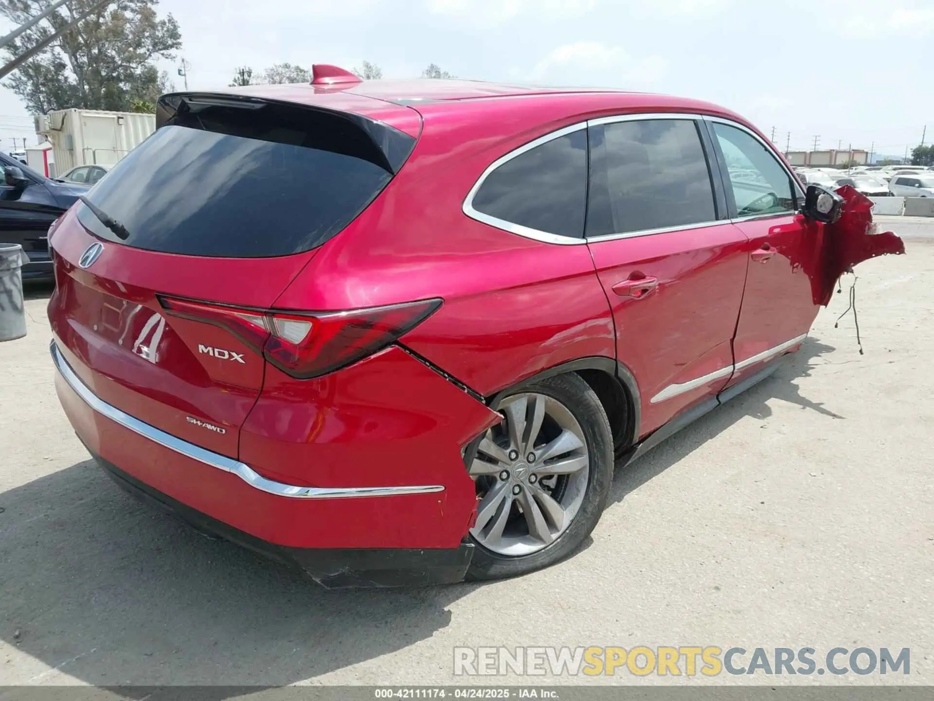 4 Фотография поврежденного автомобиля 5J8YE1H31PL007235 ACURA MDX 2023