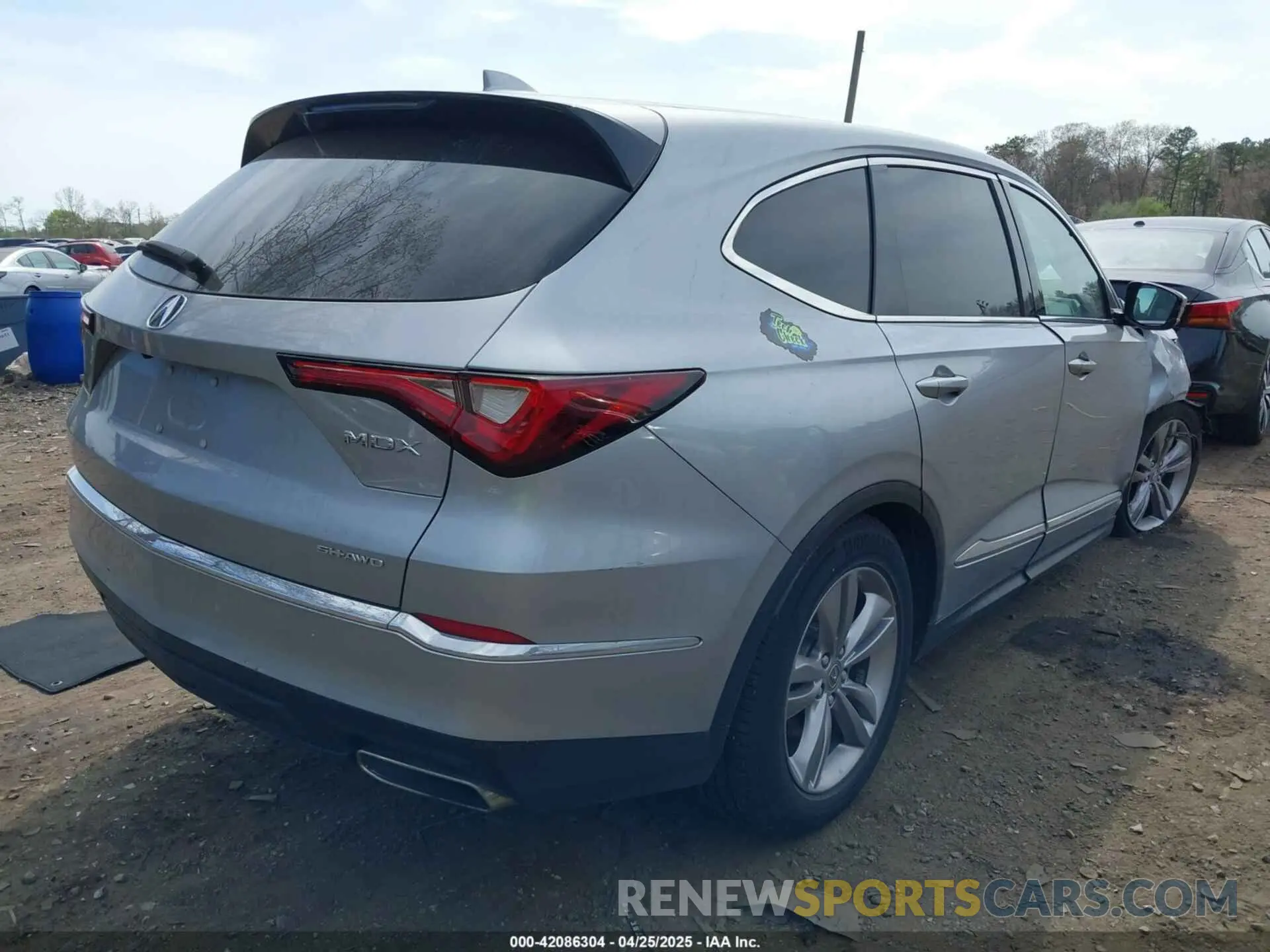 4 Фотография поврежденного автомобиля 5J8YE1H35PL009408 ACURA MDX 2023