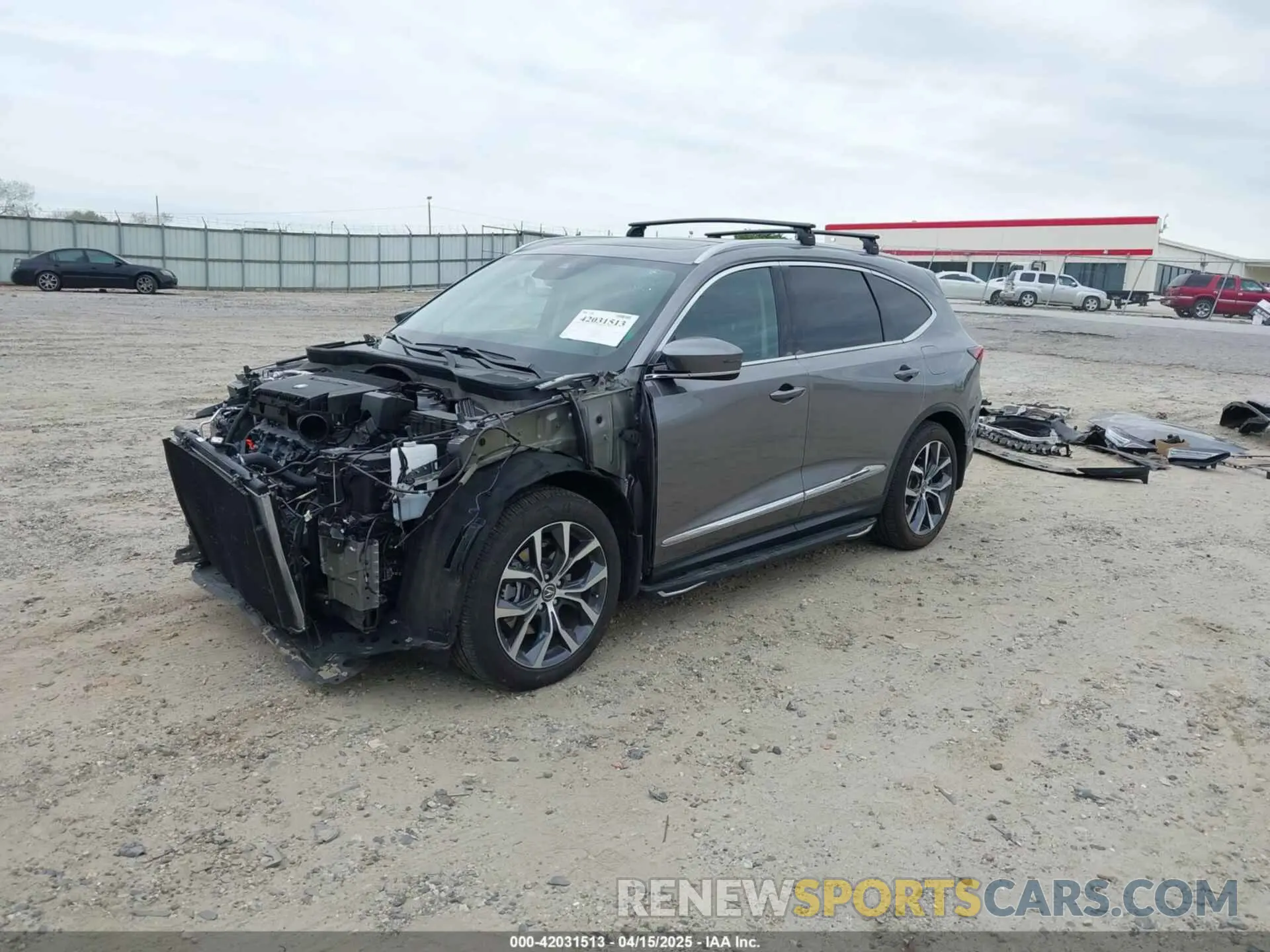 2 Photograph of a damaged car 5J8YE1H46PL039316 ACURA MDX 2023