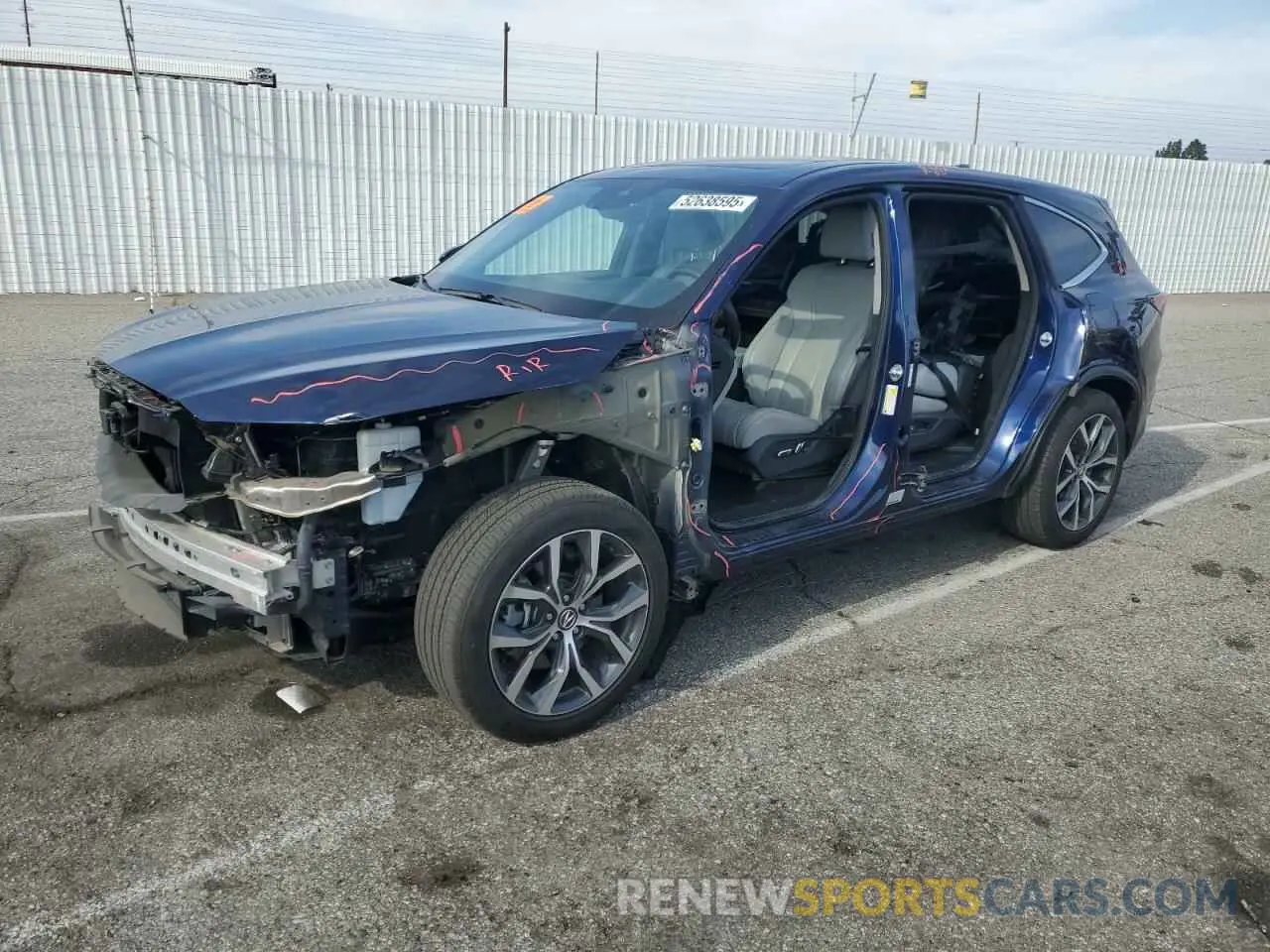 1 Фотография поврежденного автомобиля 5J8YE1H47PL034268 ACURA MDX 2023