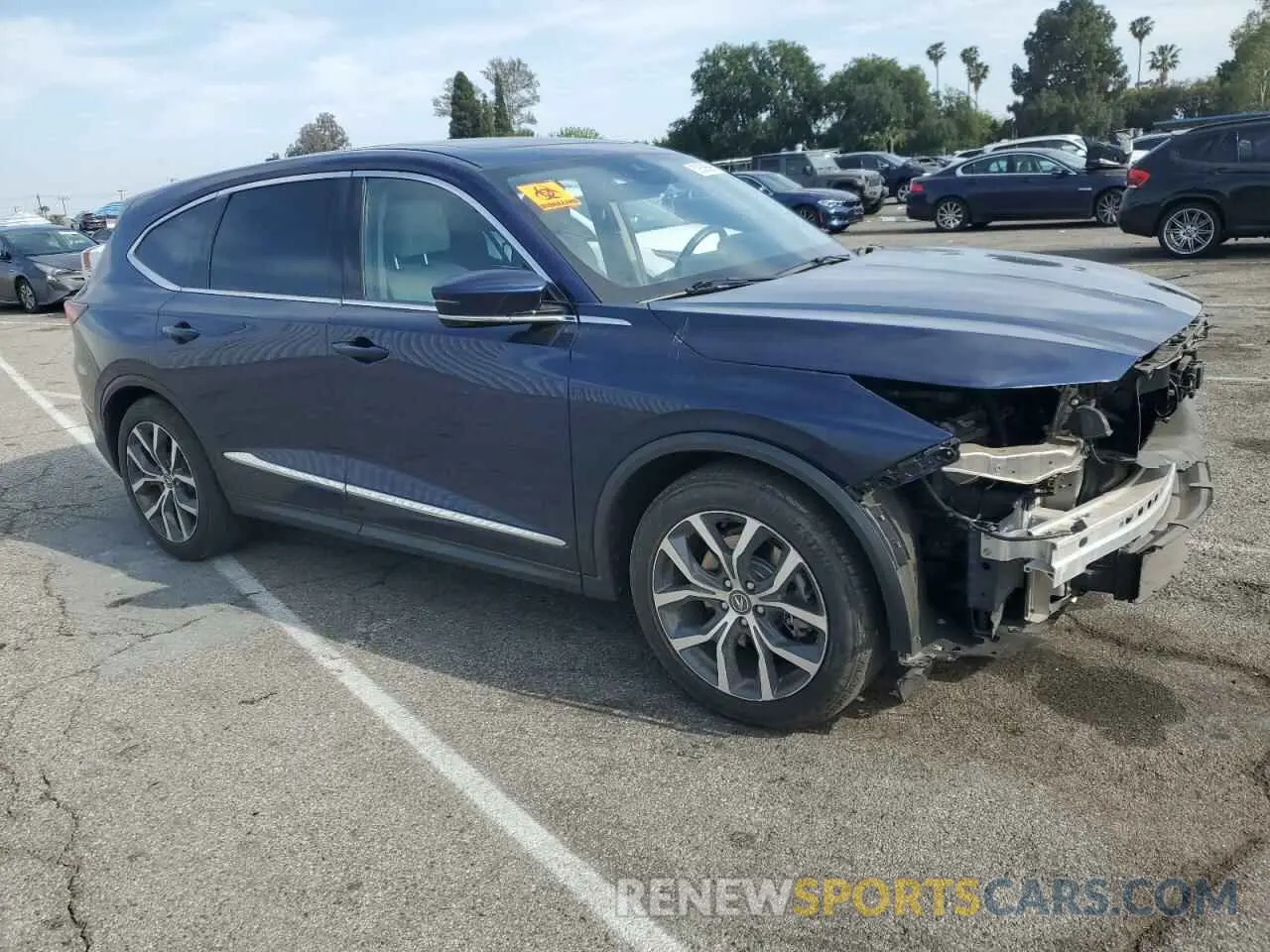 4 Фотография поврежденного автомобиля 5J8YE1H47PL034268 ACURA MDX 2023