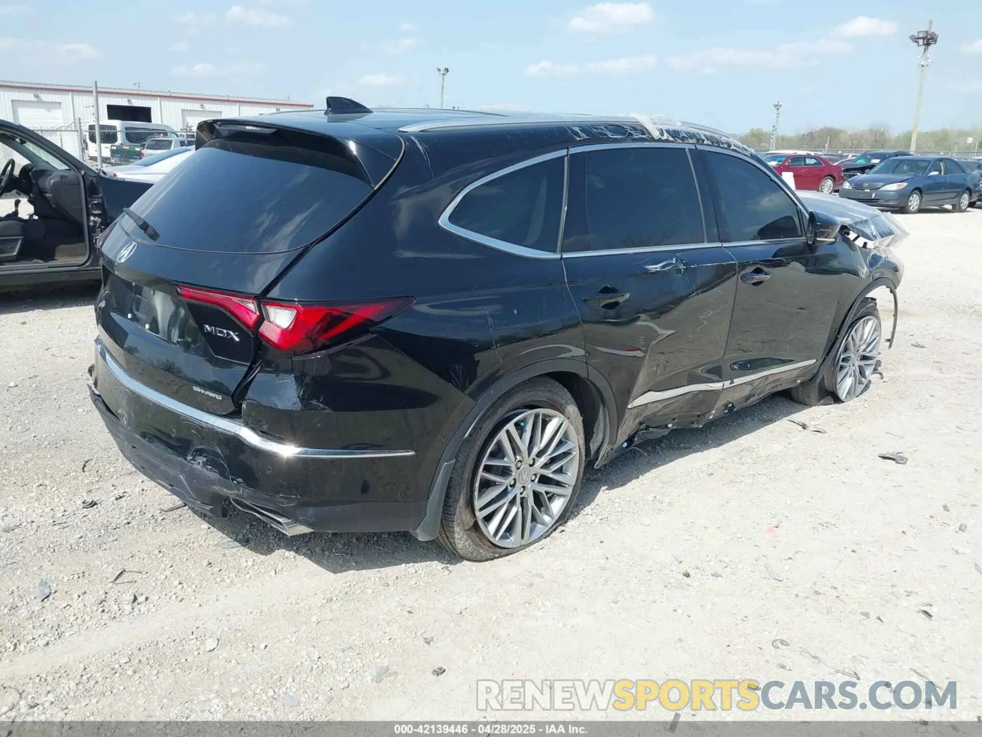 4 Фотография поврежденного автомобиля 5J8YE1H82PL034844 ACURA MDX 2023