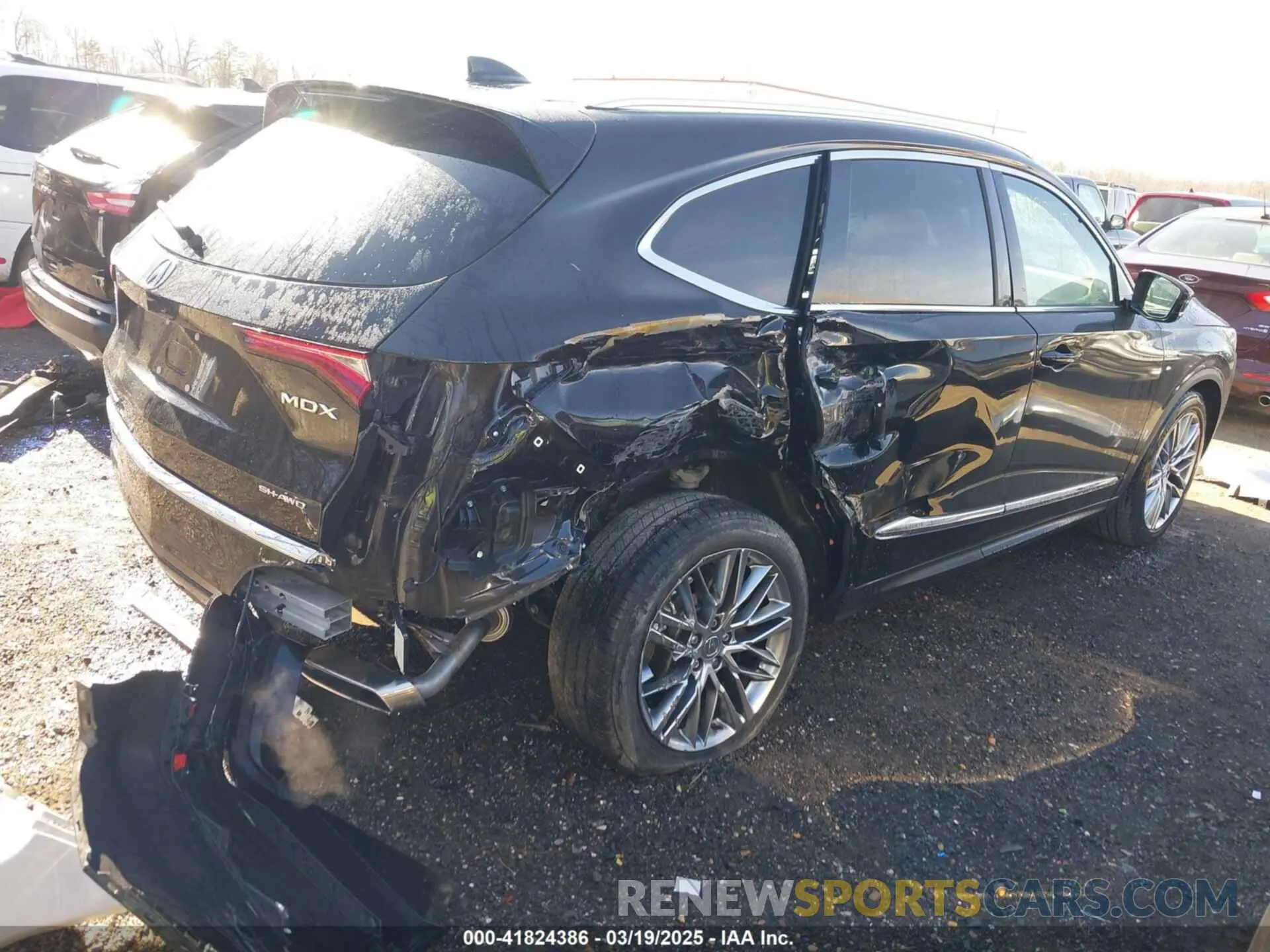 4 Фотография поврежденного автомобиля 5J8YE1H84PL014255 ACURA MDX 2023