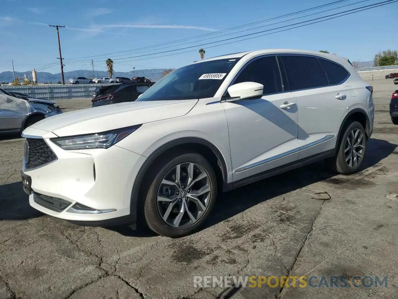 1 Photograph of a damaged car 5J8YD9H48RL004183 ACURA MDX 2024