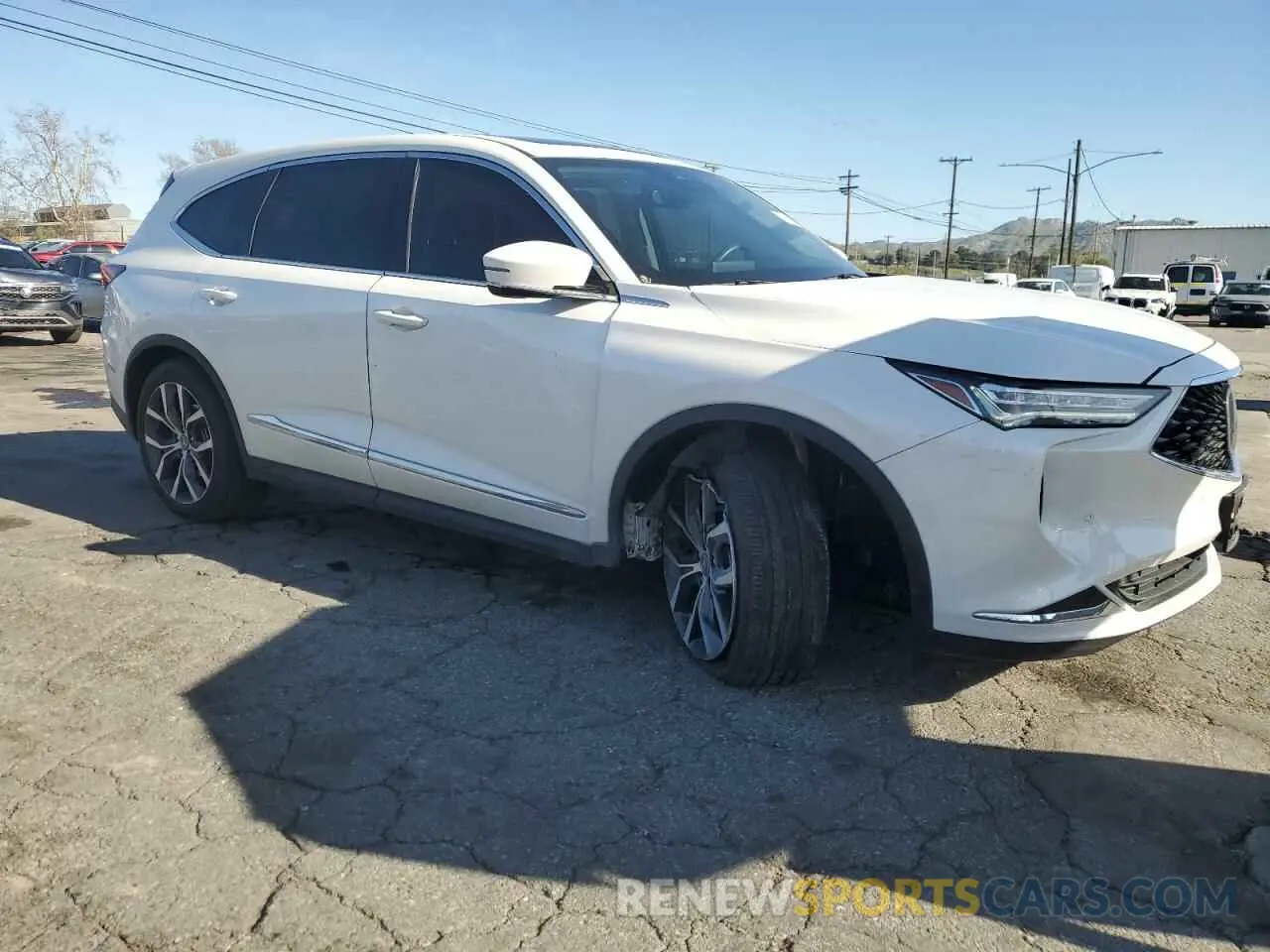 4 Photograph of a damaged car 5J8YD9H48RL004183 ACURA MDX 2024