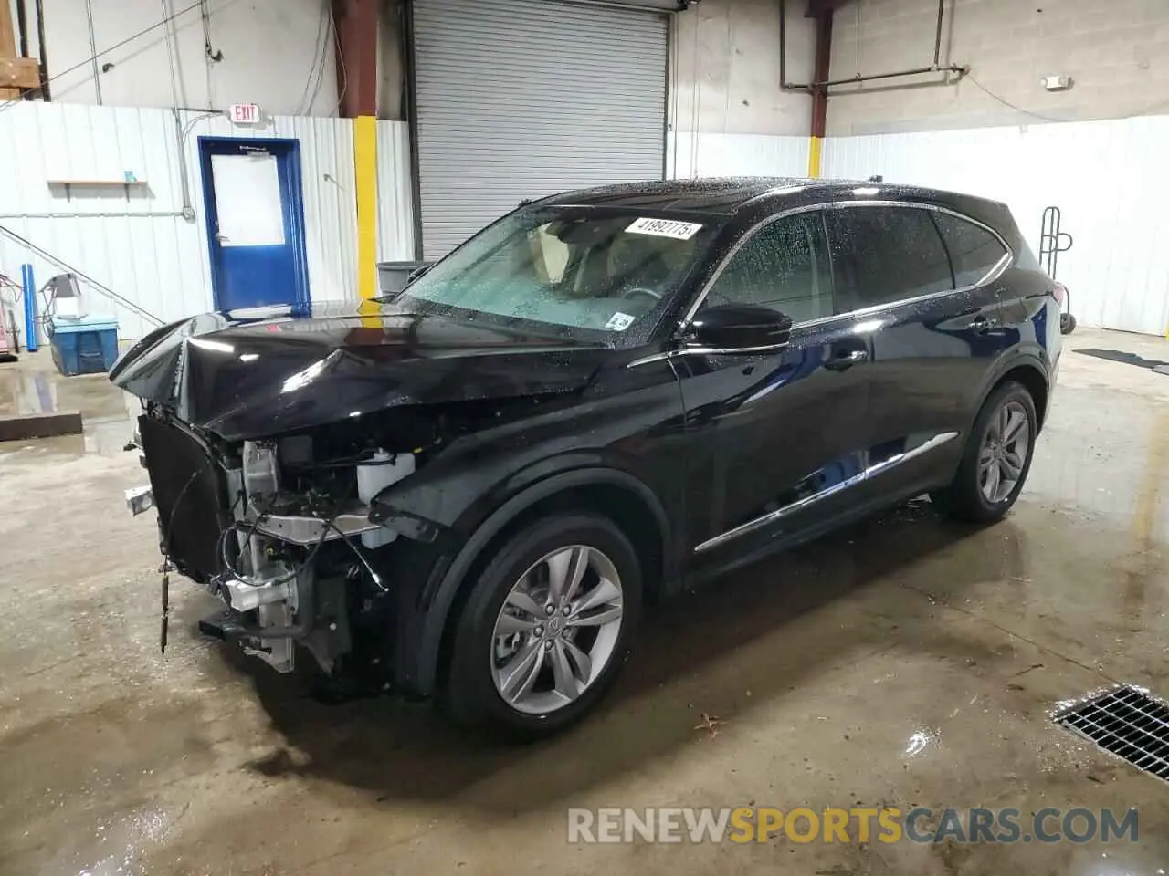 1 Photograph of a damaged car 5J8YE1H37RL027007 ACURA MDX 2024