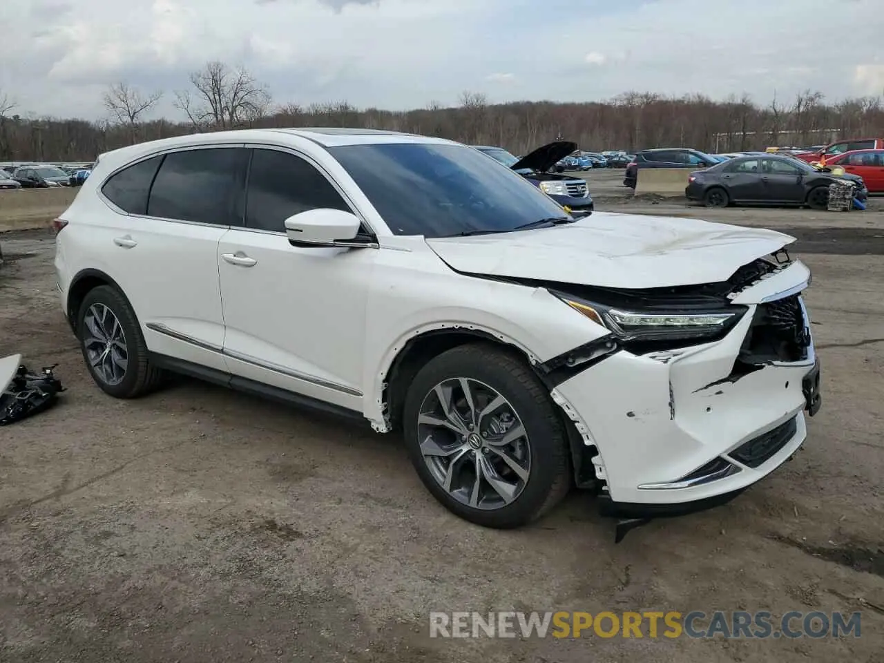 4 Photograph of a damaged car 5J8YE1H44RL031900 ACURA MDX 2024