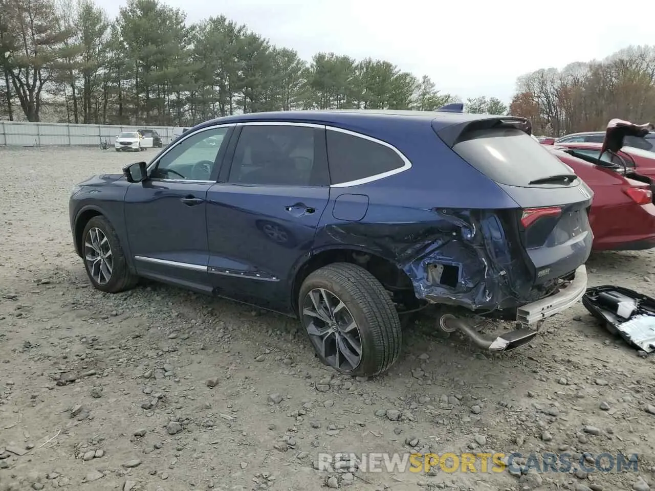 2 Photograph of a damaged car 5J8YE1H49RL003770 ACURA MDX 2024