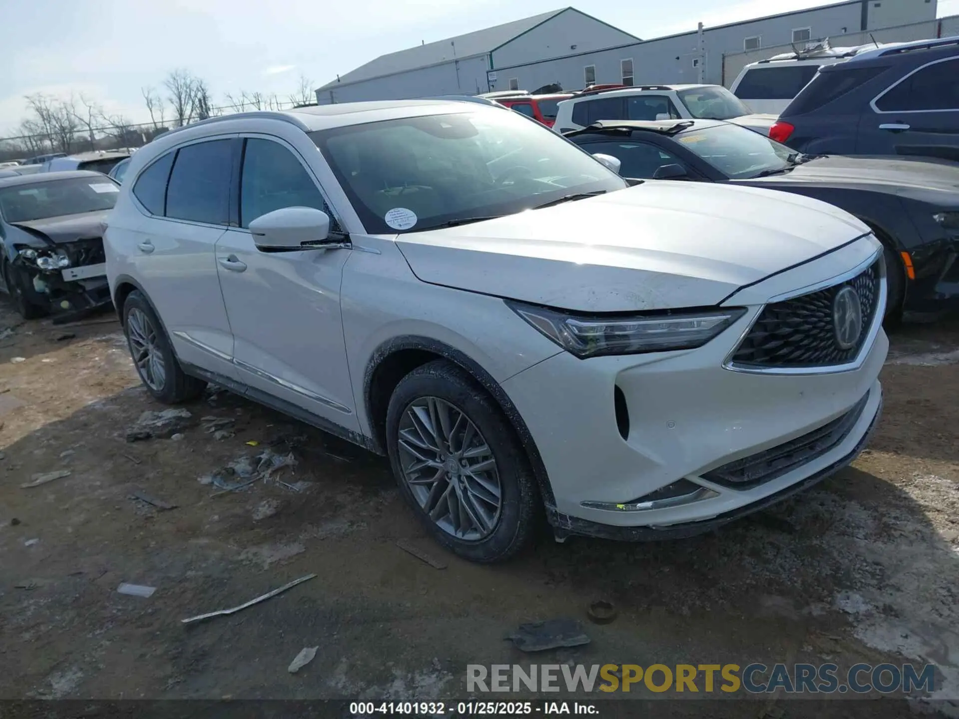 1 Photograph of a damaged car 5J8YE1H82RL005623 ACURA MDX 2024