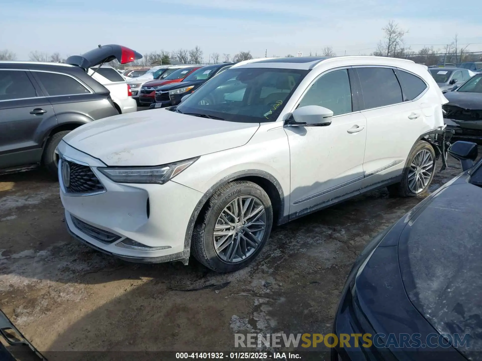 2 Photograph of a damaged car 5J8YE1H82RL005623 ACURA MDX 2024