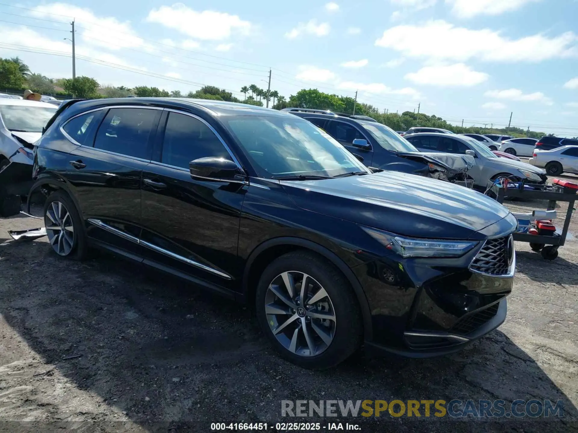 1 Фотография поврежденного автомобиля 5J8YD9H49SL003503 ACURA MDX 2025
