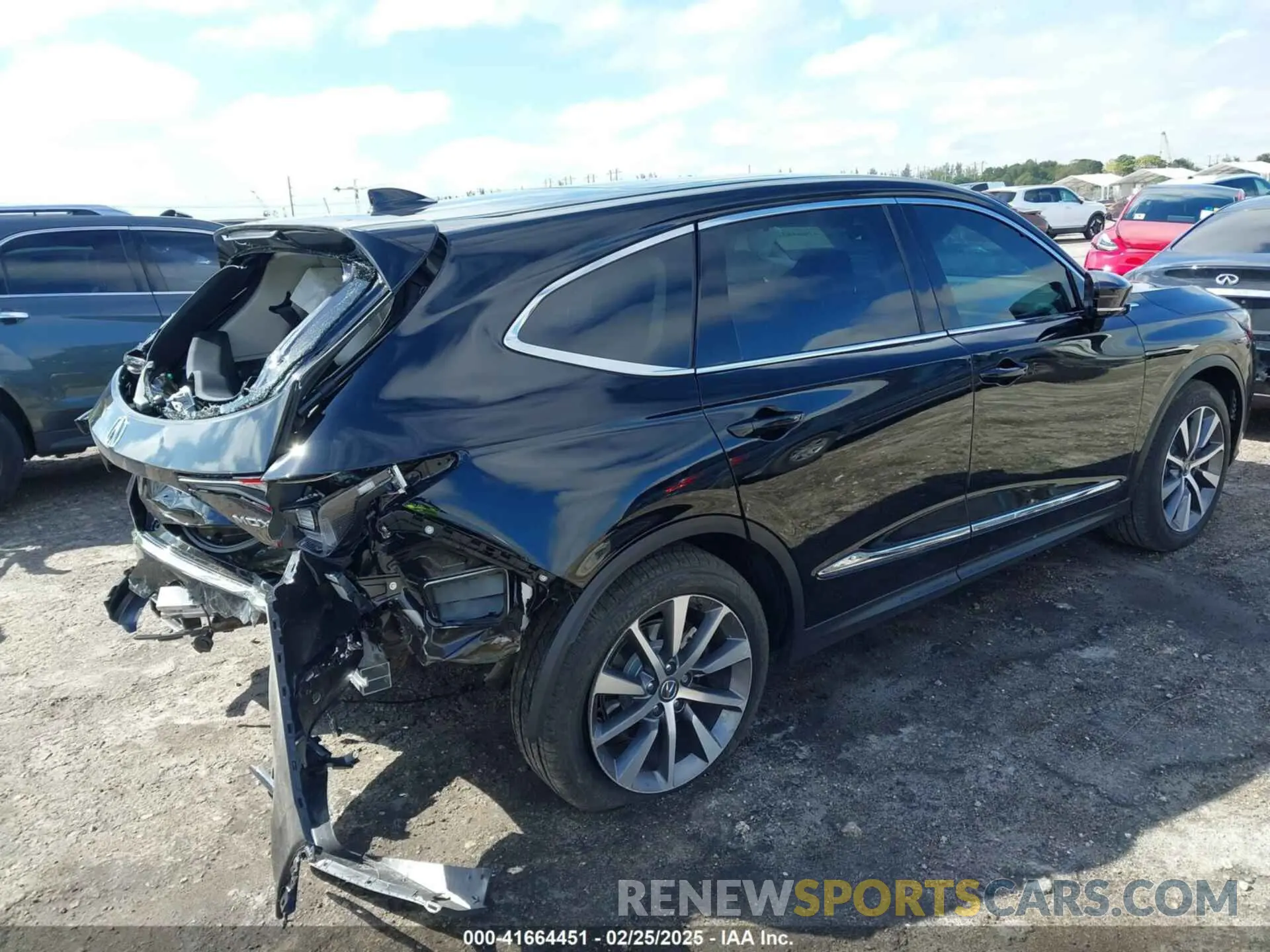 4 Фотография поврежденного автомобиля 5J8YD9H49SL003503 ACURA MDX 2025