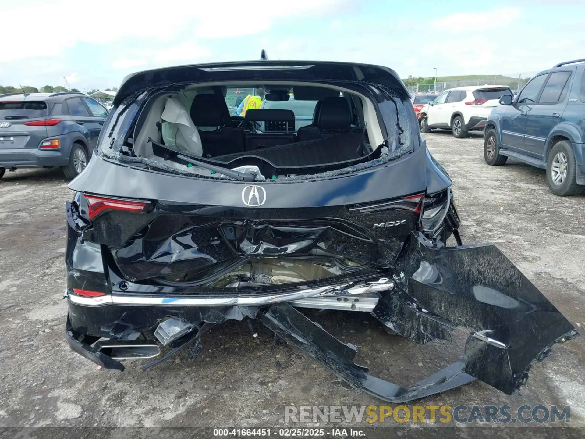 6 Фотография поврежденного автомобиля 5J8YD9H49SL003503 ACURA MDX 2025